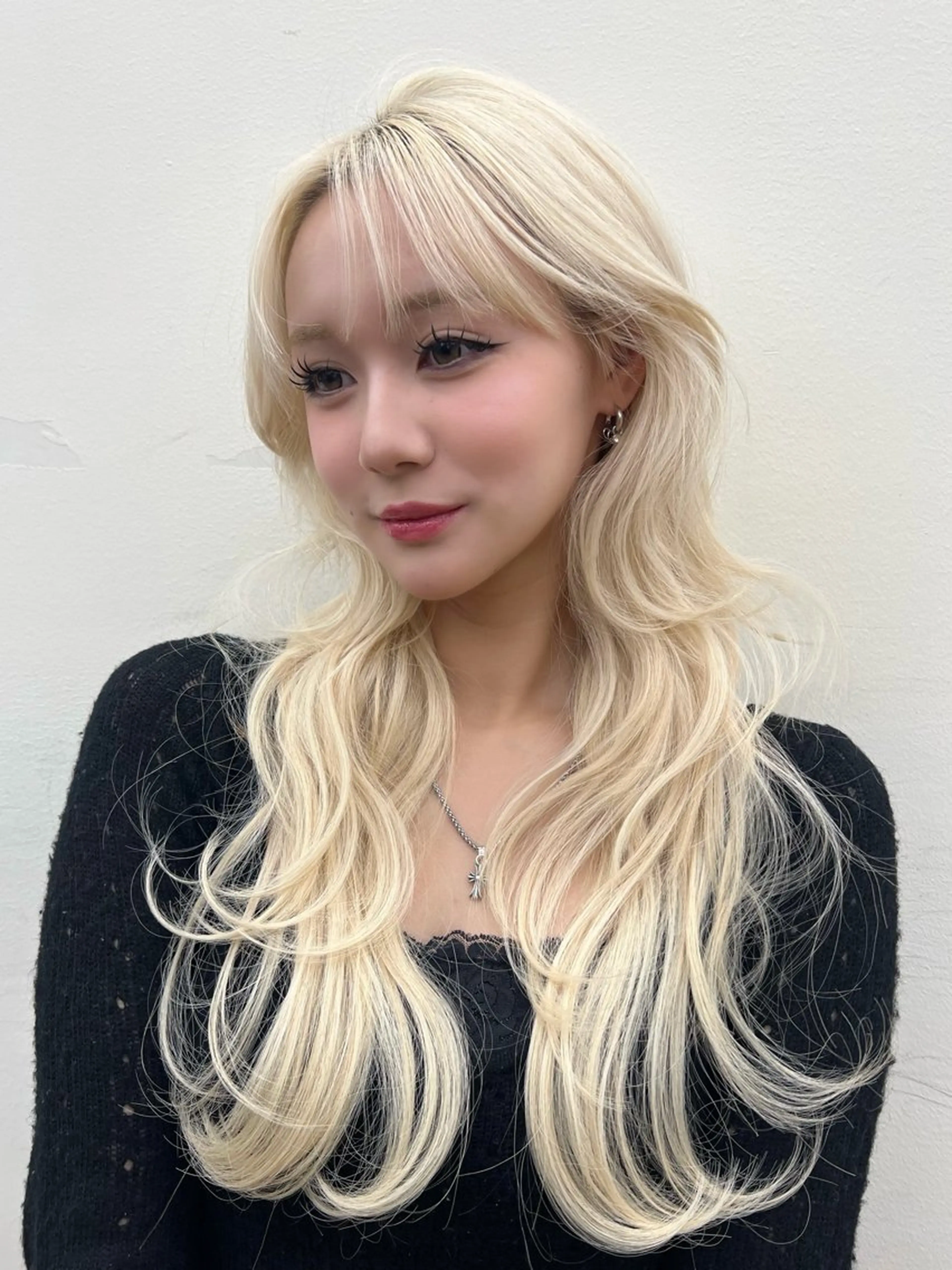 ロング カラー カット ヘアカラー belle 表参道 terrace所属・抜きっぱなしブロンド /ハイトーン/カナタのヘアスタイル