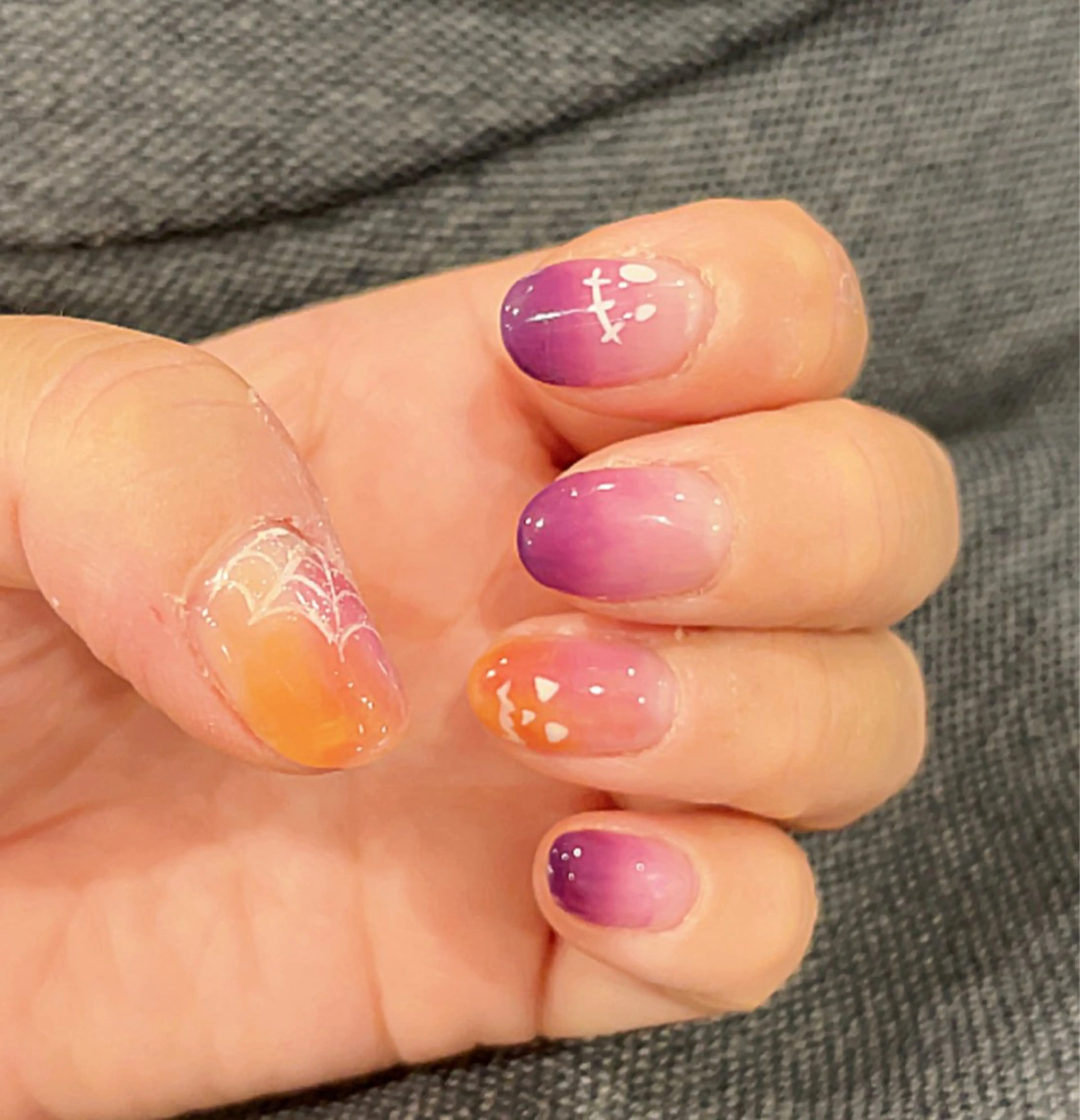 ネイル ハロウィン LAZO所属・あおやぎ ゆきこのネイルデザイン