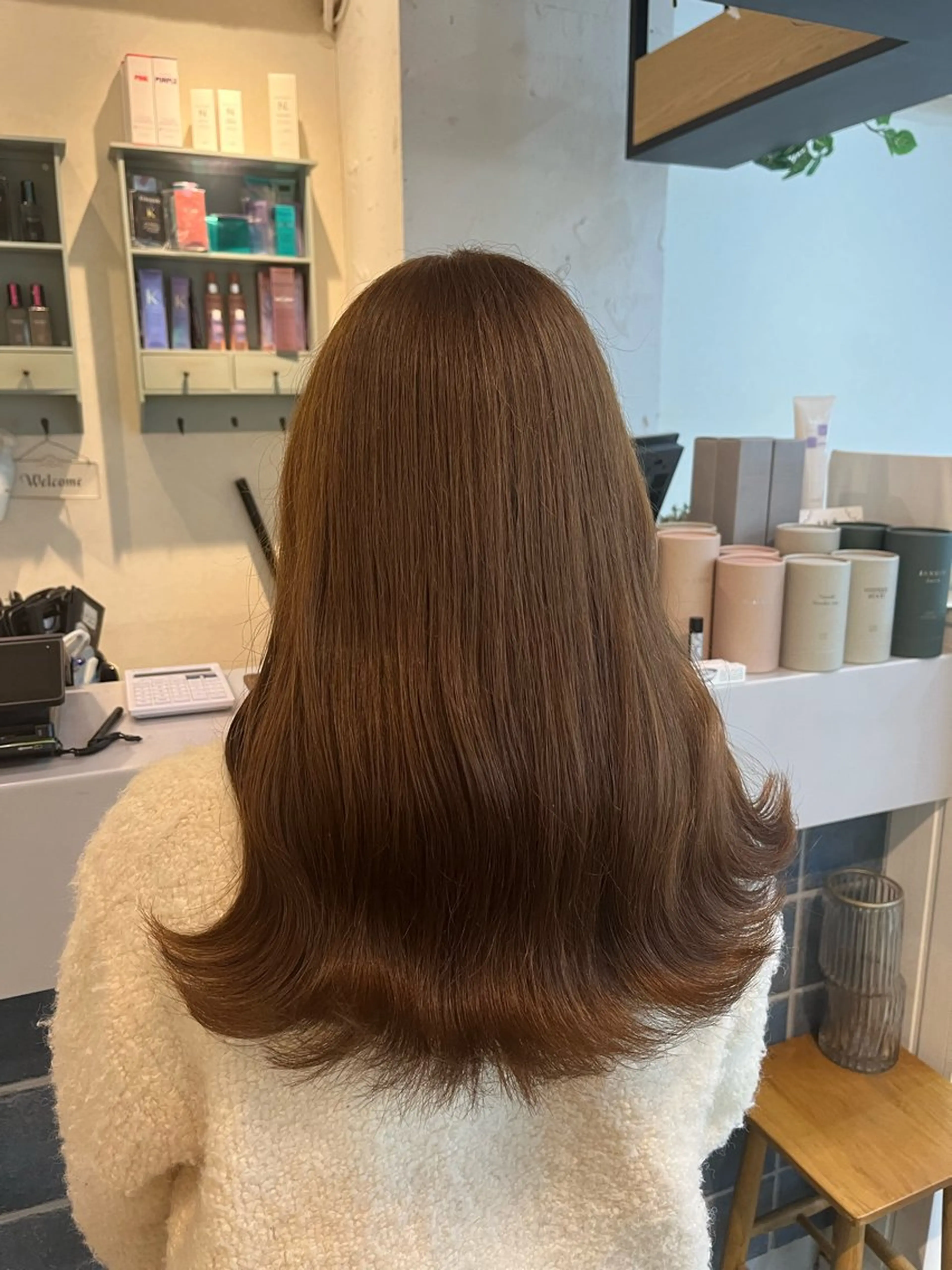 ロング カラー ベージュカラー 透明感カラー ヘーゼル ヘアカラー トリートメント なつな/ 透明感カラーのヘアスタイル