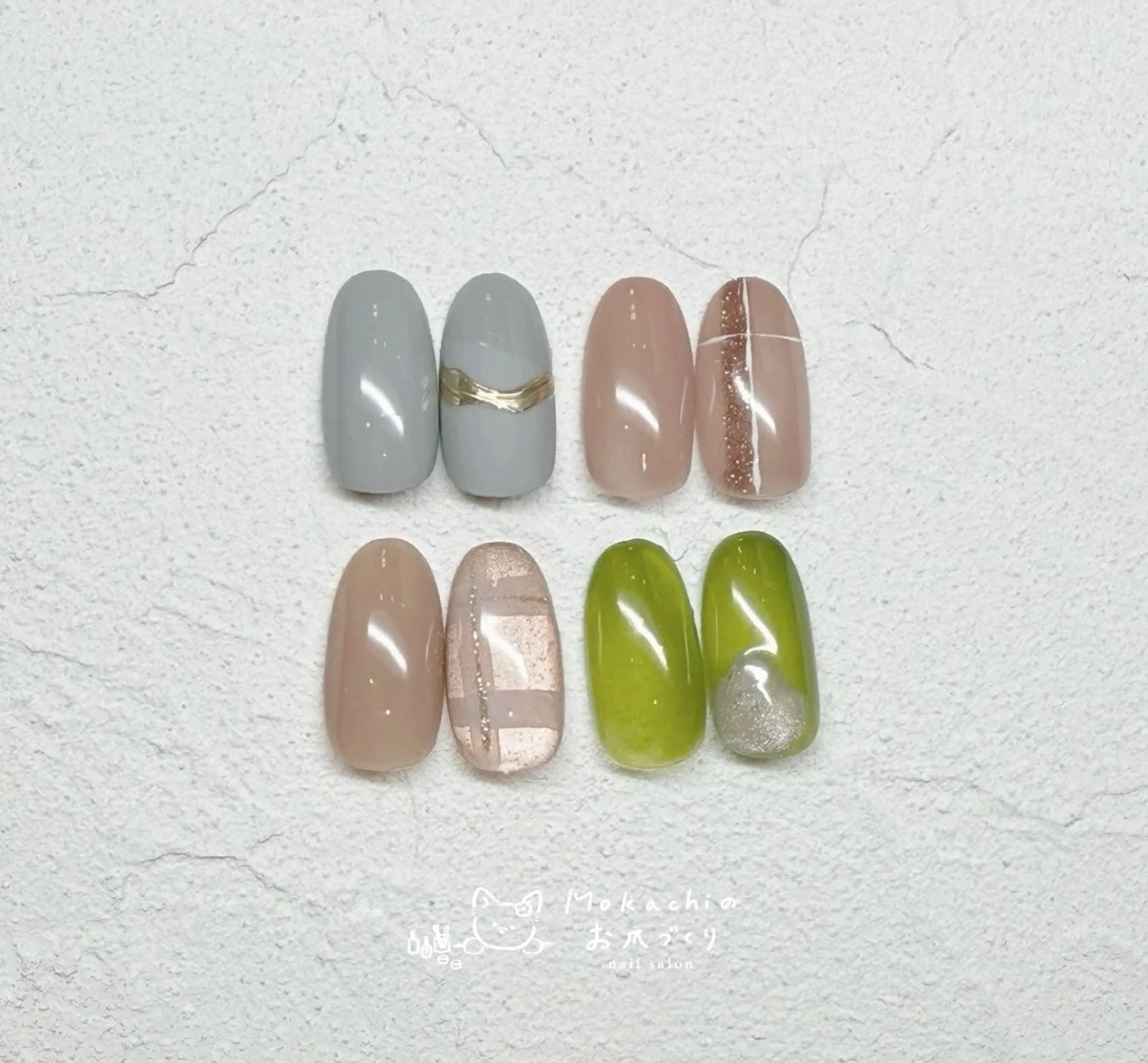 ネイル マグネットネイル Mokachiのお爪づくり所属・Mokachiの お爪づくりのネイルデザイン