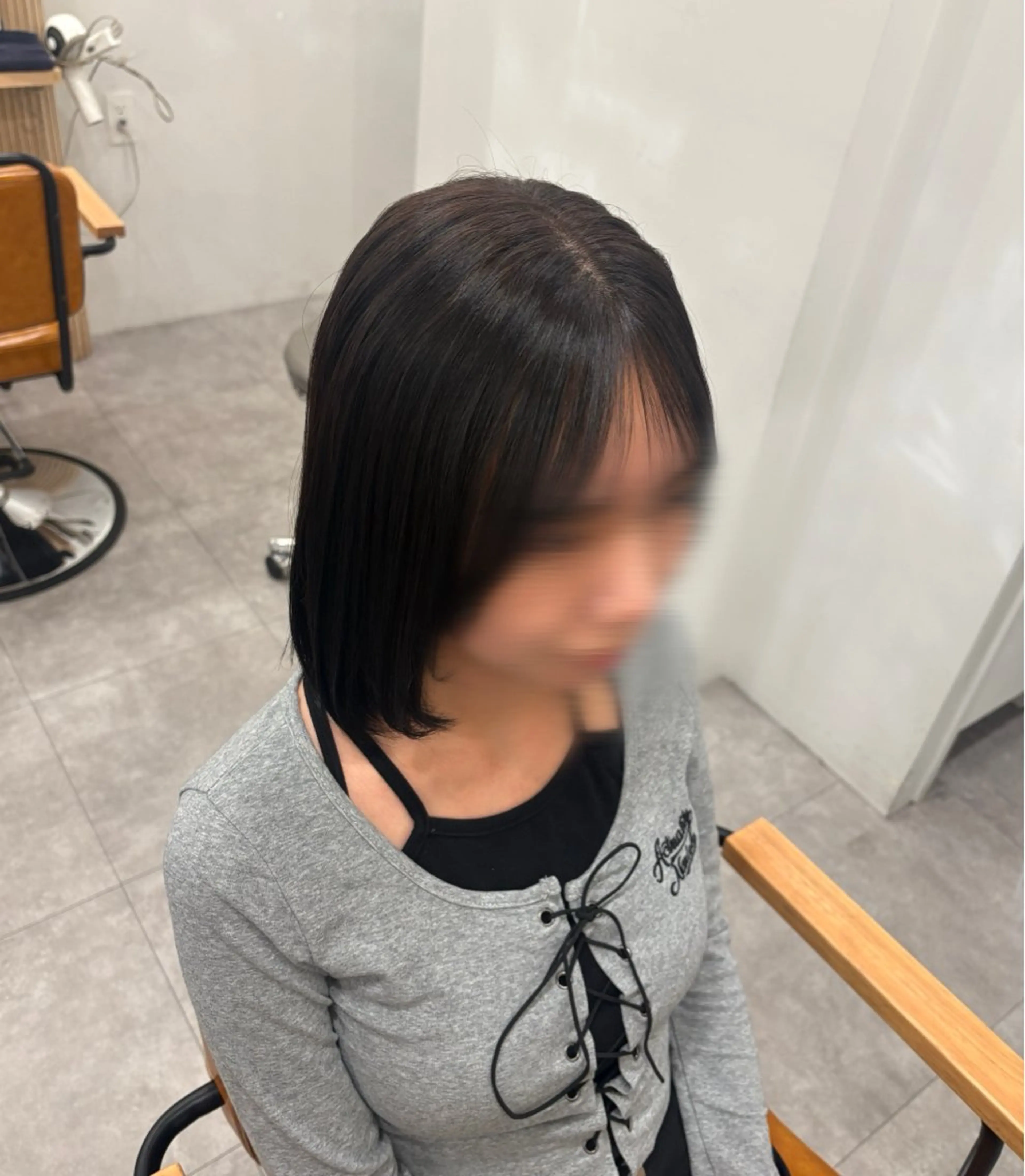 ミディアム 縮毛矯正 ヘアカラー 縮毛矯正 SHIAN ⭐️KAHO⭐️のヘアスタイル