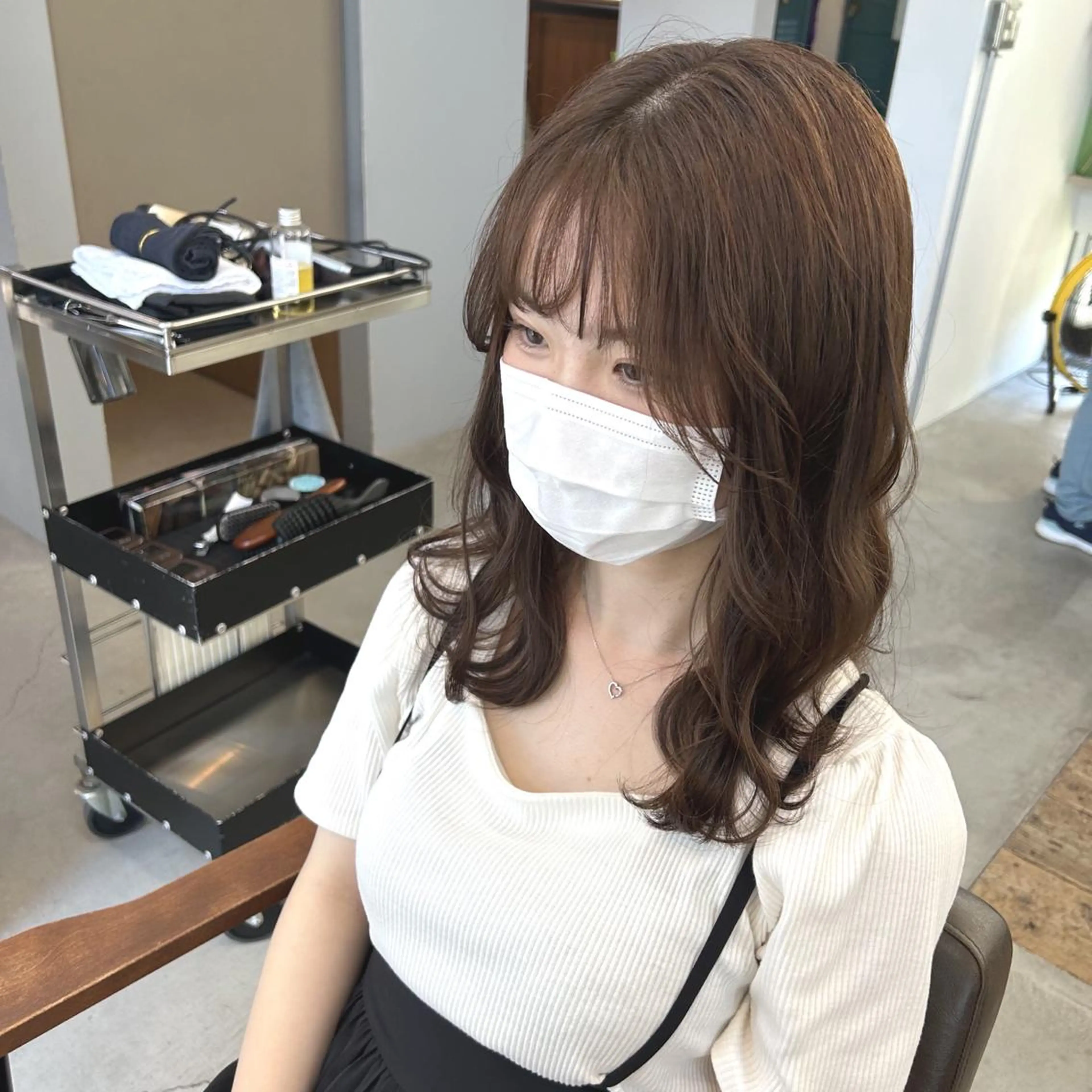 ミディアム ヘアカラー kachina所属・綿貫 美雪のヘアスタイル