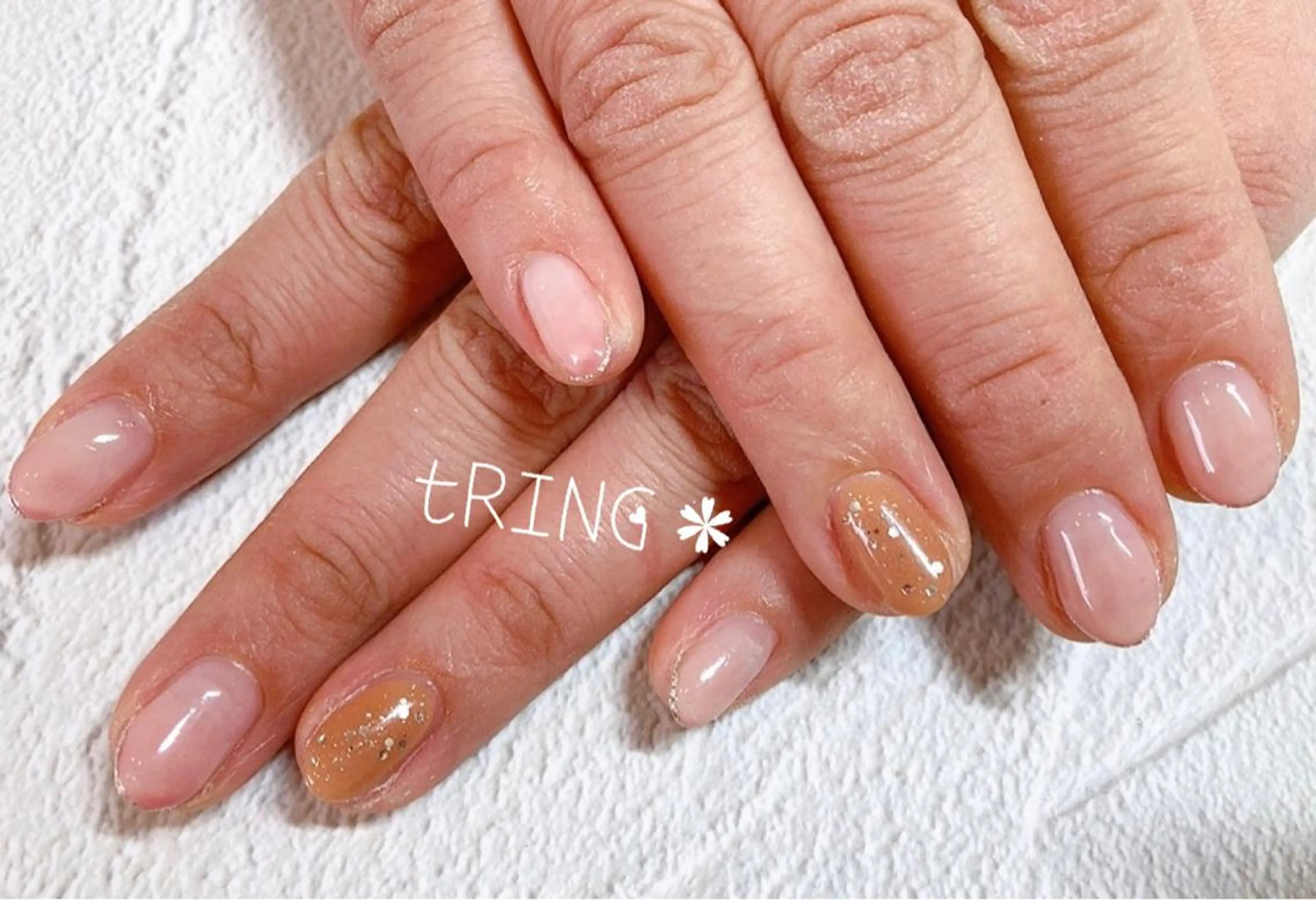 ネイル ハンドネイル tRING＊ しいの木台のネイルデザイン