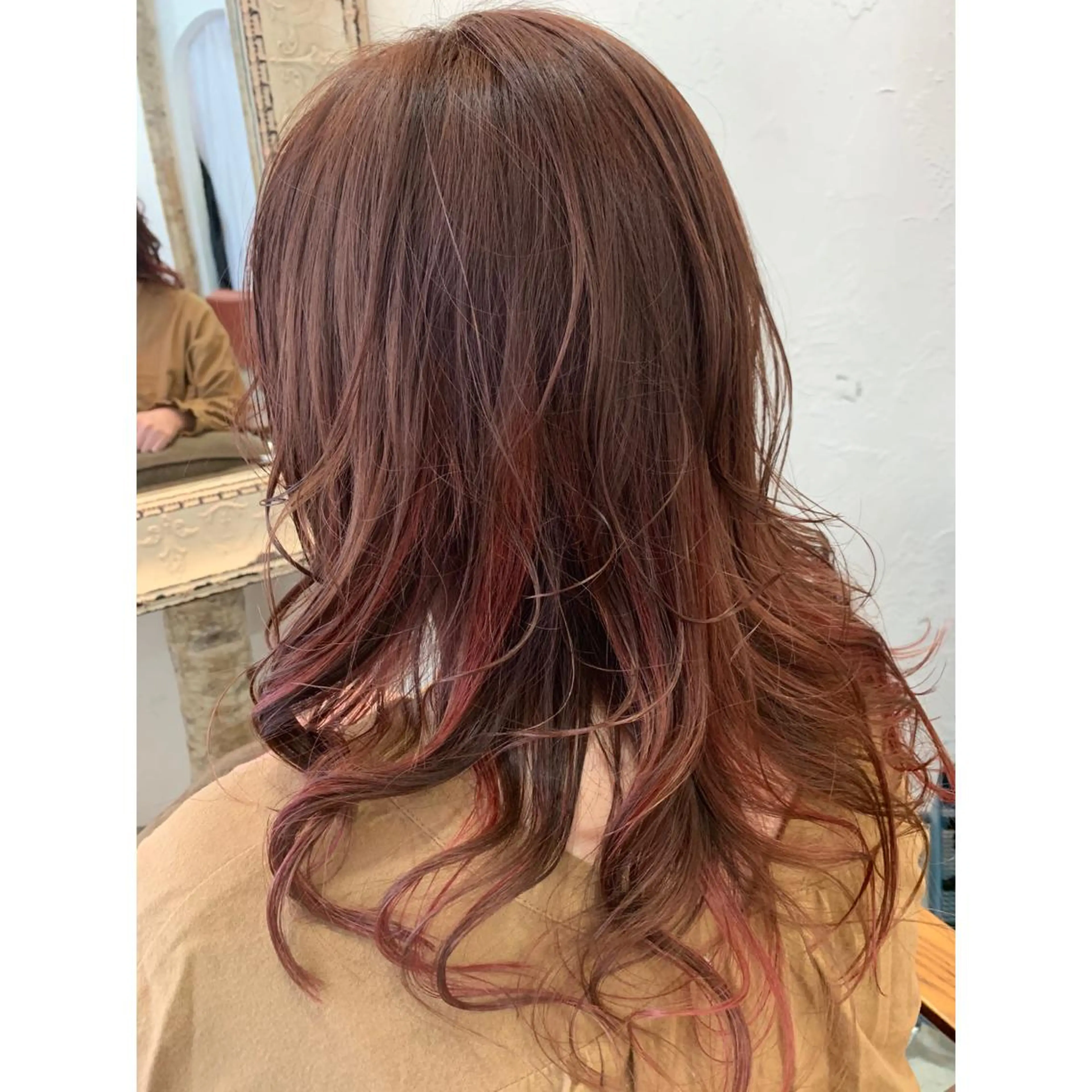ロング カラー fio マナミのヘアスタイル