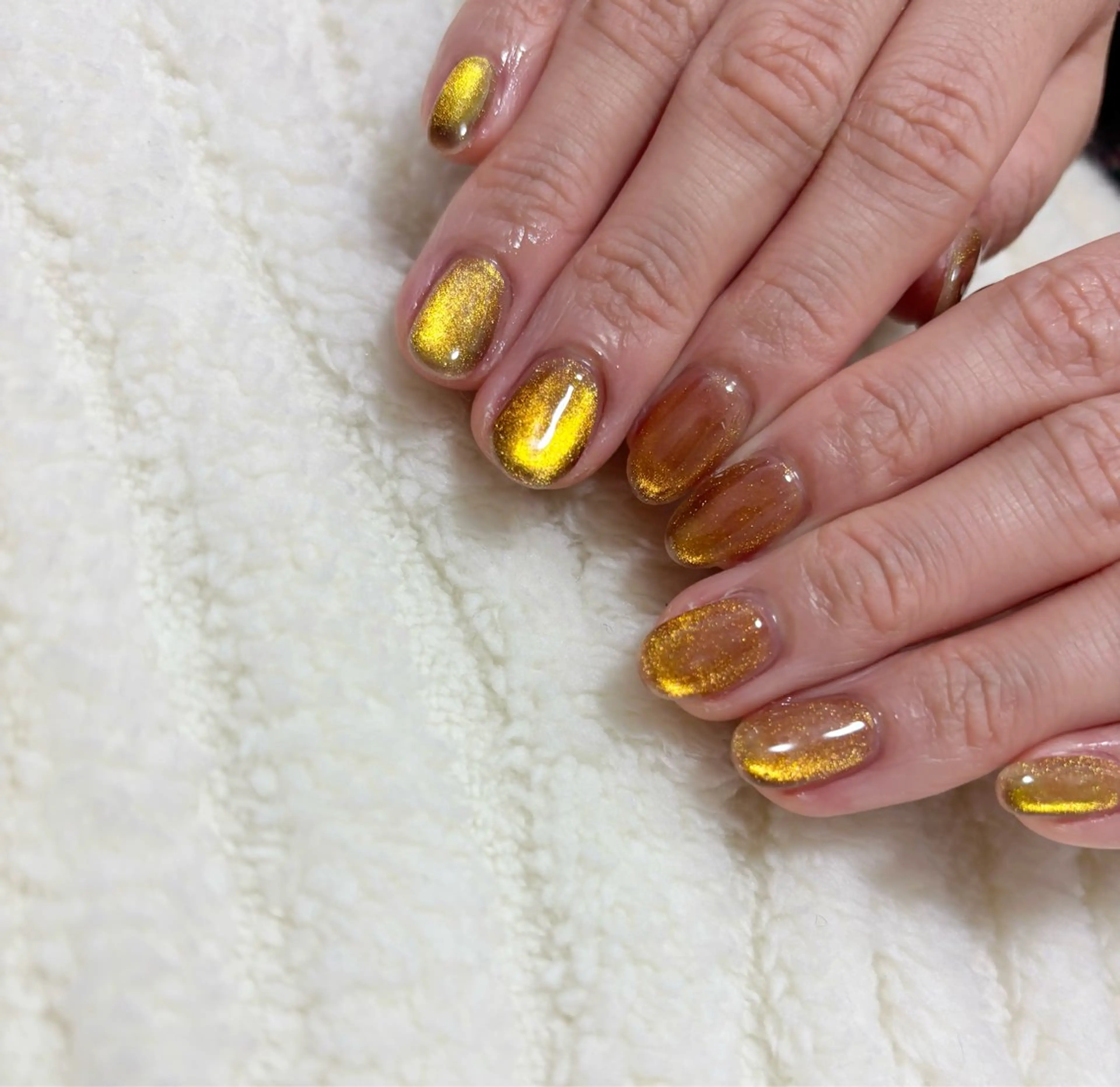 ネイル マグネットネイル ハンドネイル わたなべ さやかのネイルデザイン