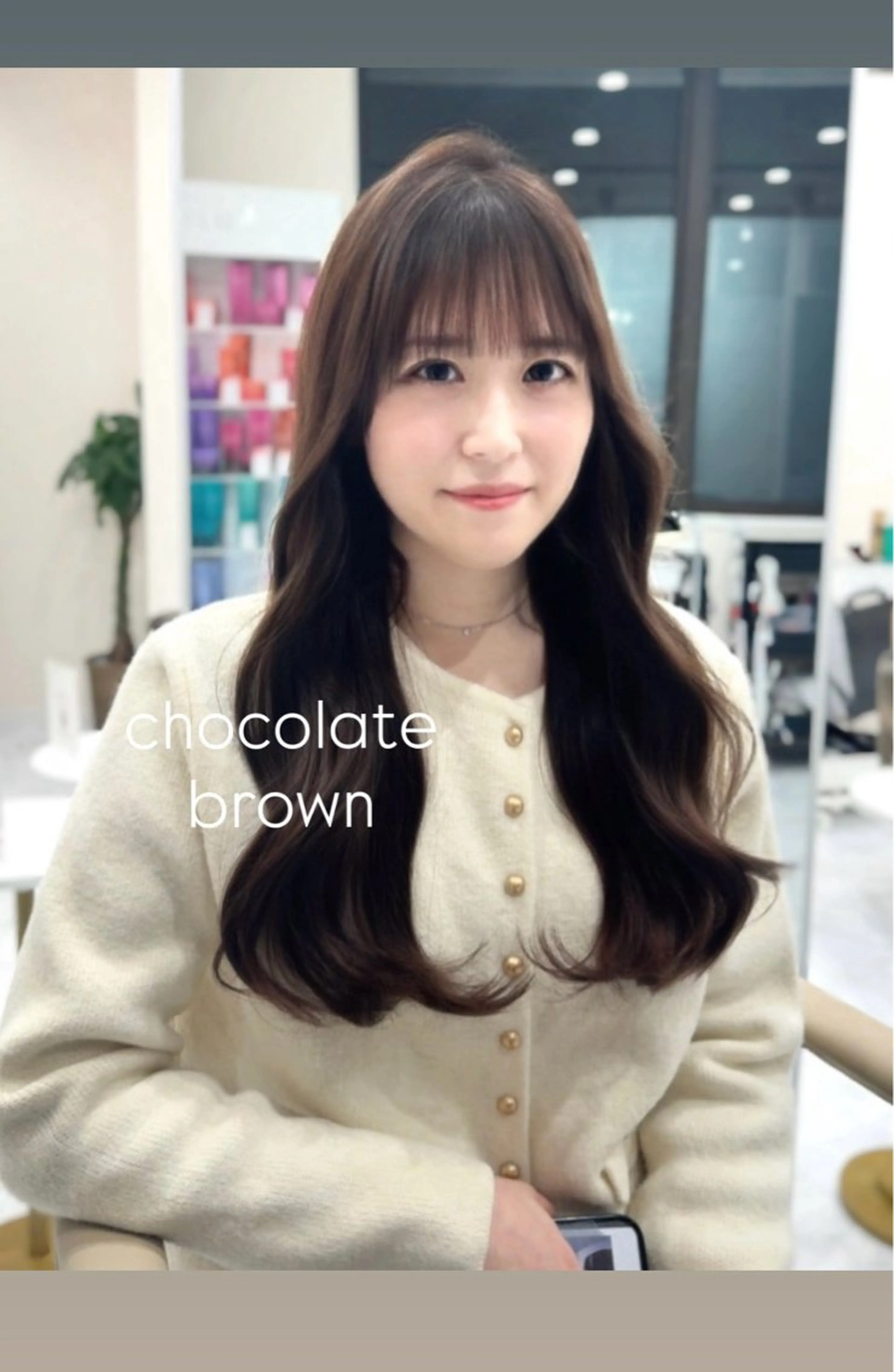 ロング カラー ヘアアレンジ ブラウンカラー 透明感カラー ロング カット ヘアカラー NOELA所属・加藤愛鈴／大人 可愛いモテカラー♡のヘアスタイル