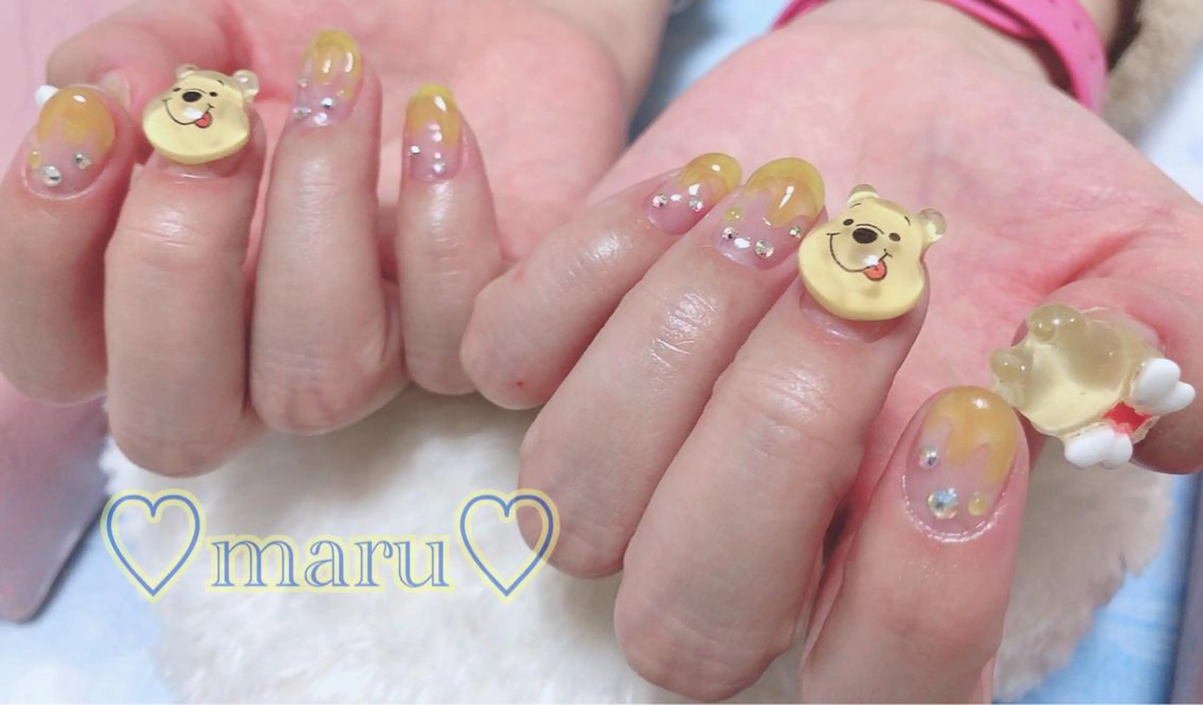 ネイル 持ち込み ハンドネイル フットネイル まるみ ♡のネイルデザイン