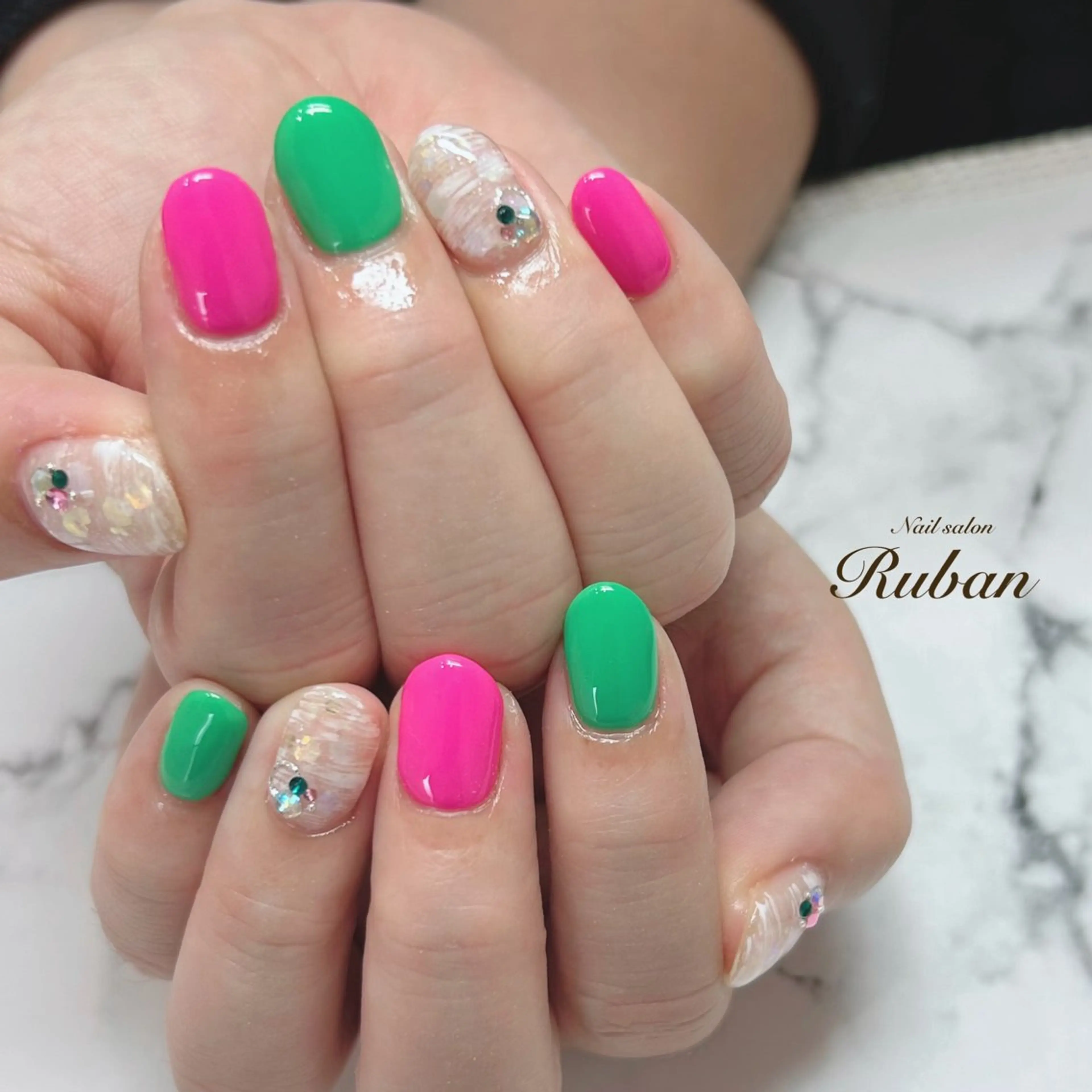ネイル ツイードネイル Nail salon Ruban所属・Nail salon Rubanのネイルデザイン