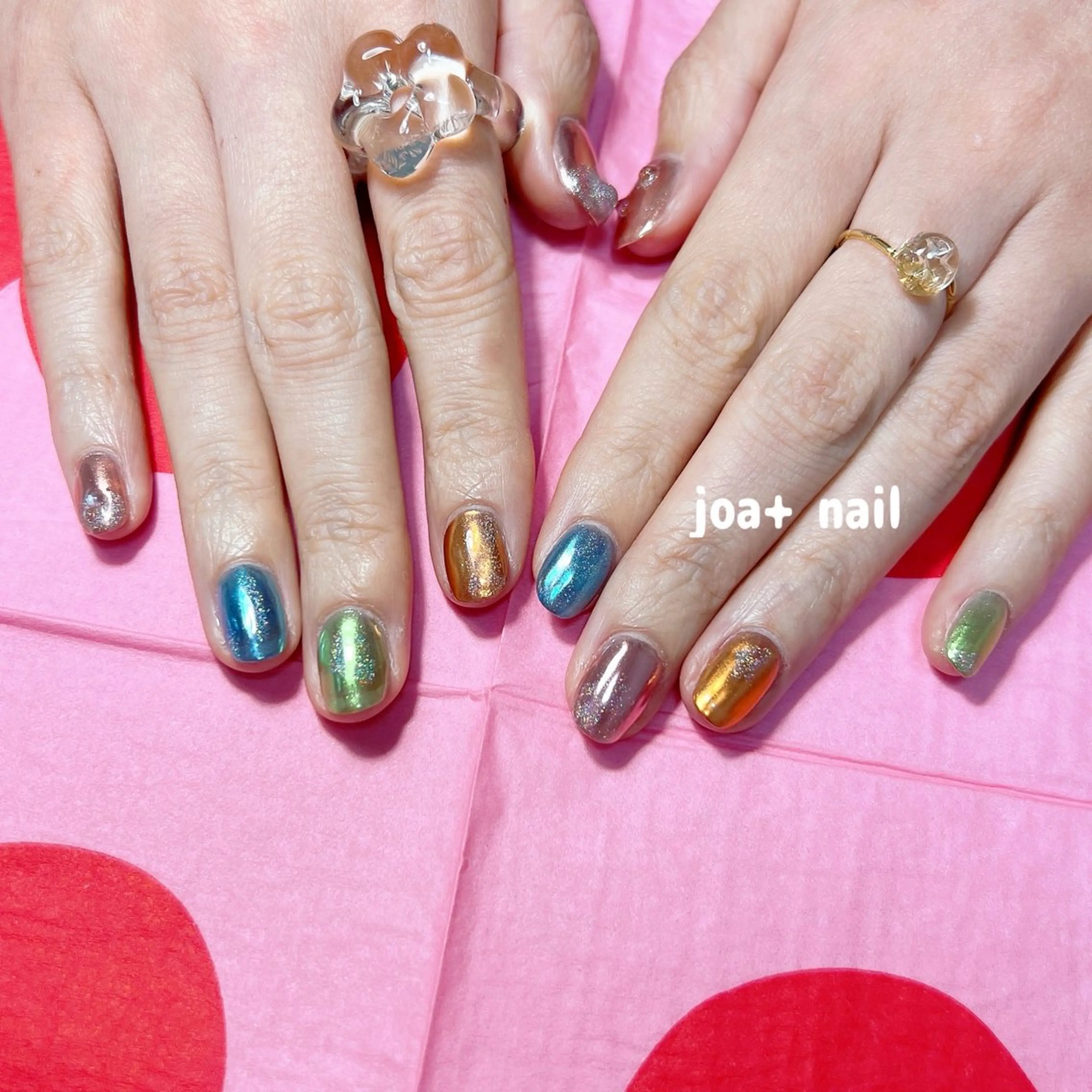 ミラーネイル🪞(オフあり)💫の写真