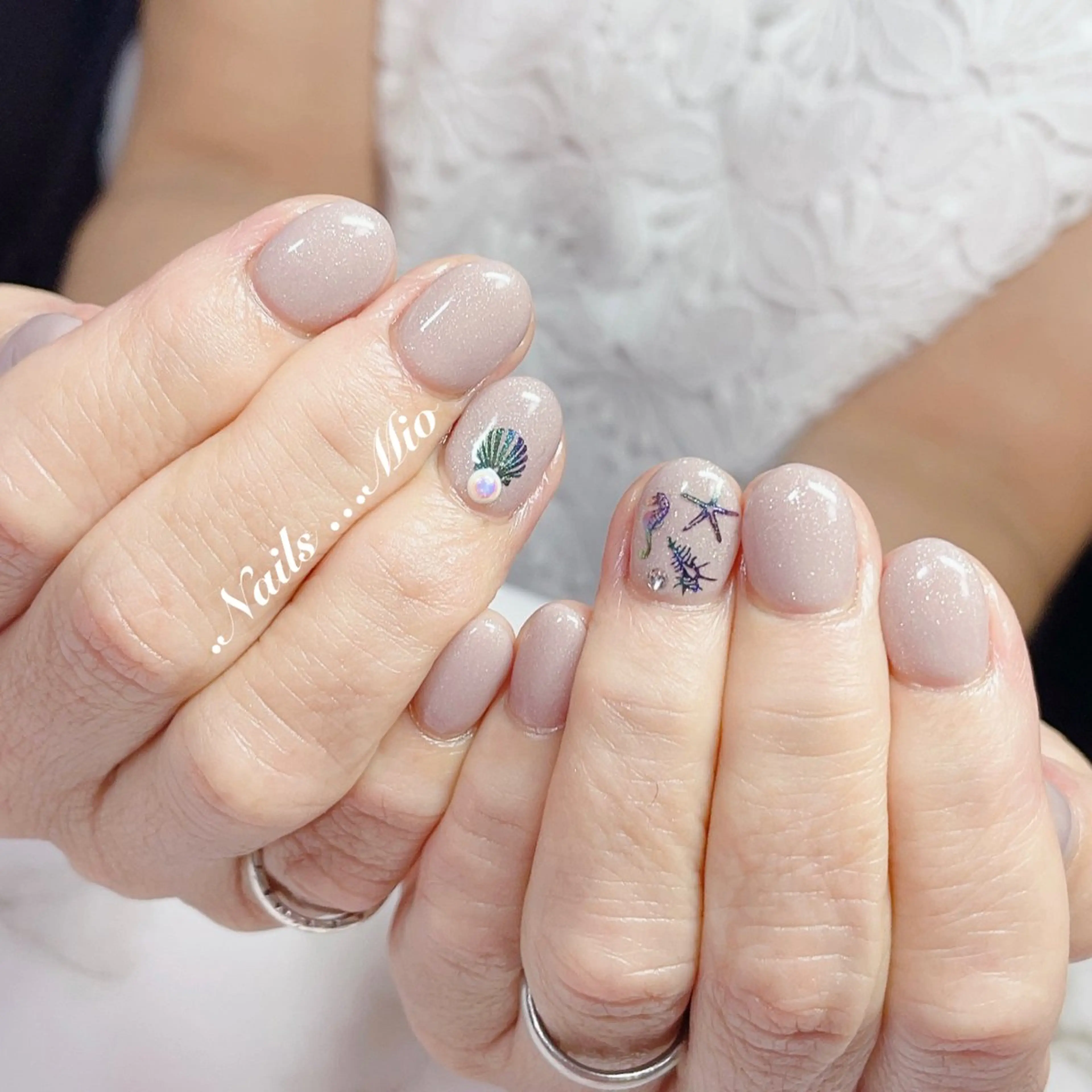 ネイル アートネイル ジェルネイル ワンカラーネイル .Nails Mio 赤羽西ネイルサロンのネイルデザイン