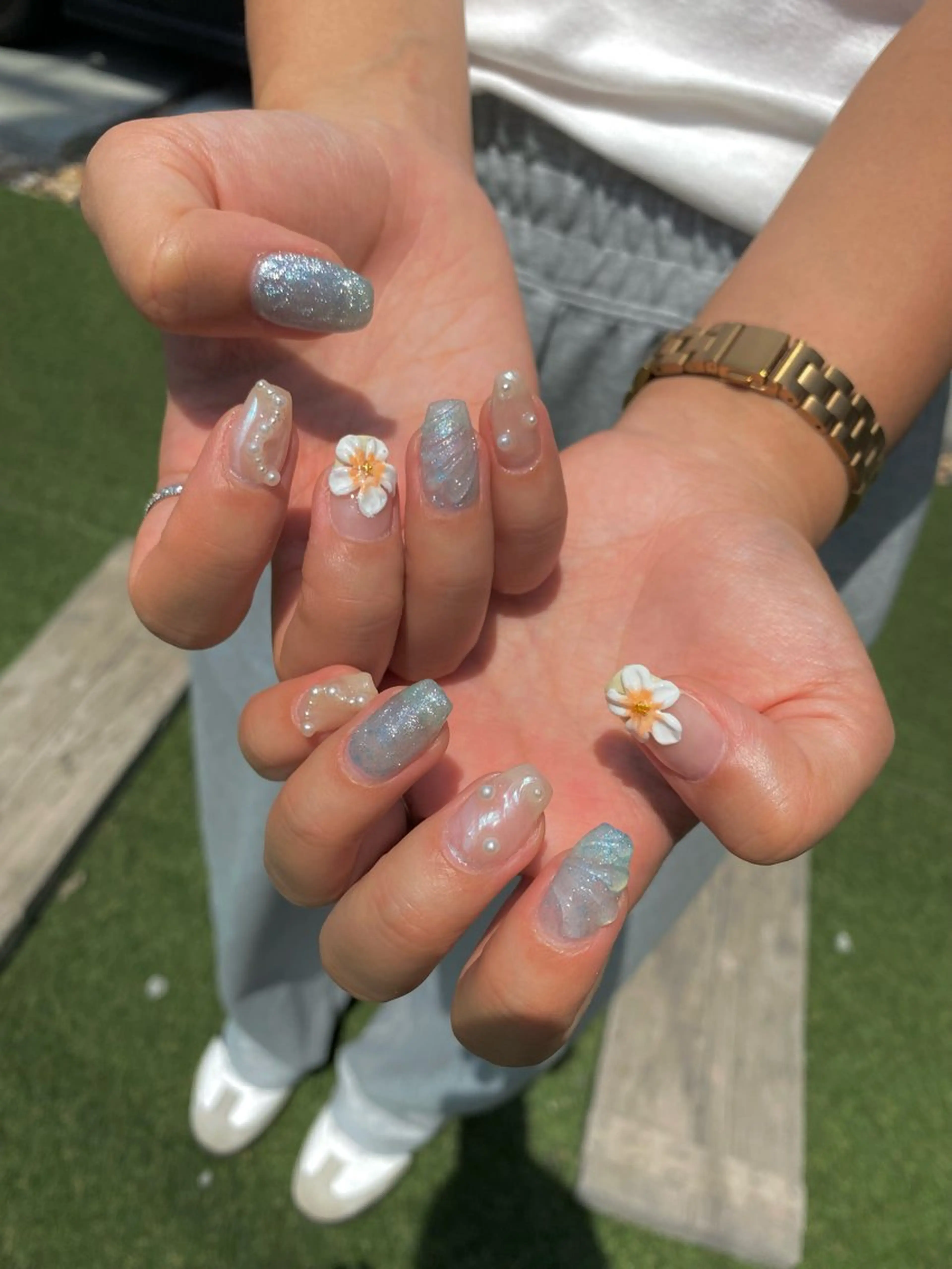 ネイル ジェルネイル ハンドネイル デコパーツが得意♪ ネイル/眉毛/エステの眉毛・アイブロウイメージ