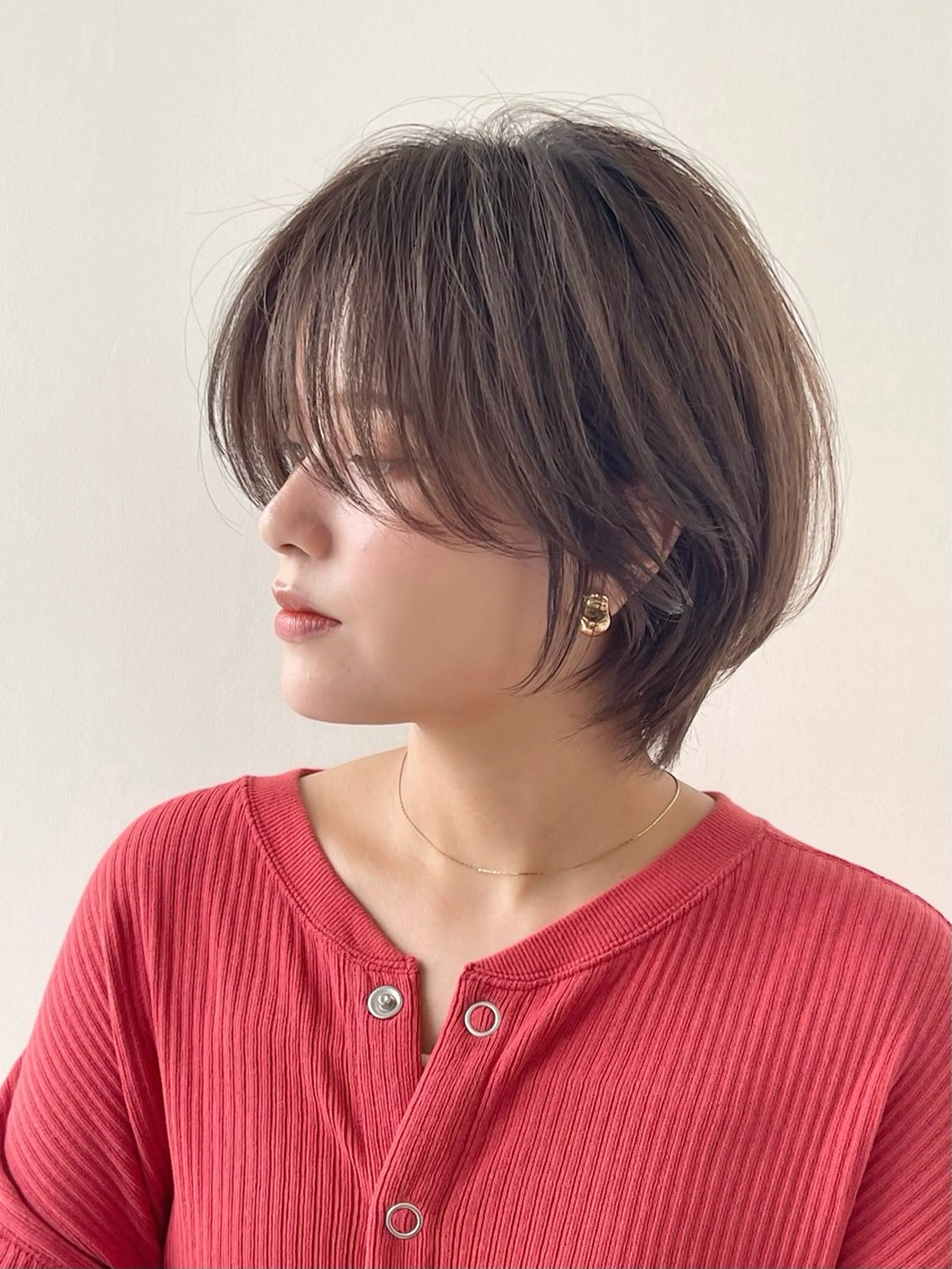 ショート 丸みショート イエローカラー 韓国風ヘア ショートヘア カット ヘアカラー ショート・ボブ特化 mahoのその他イメージ