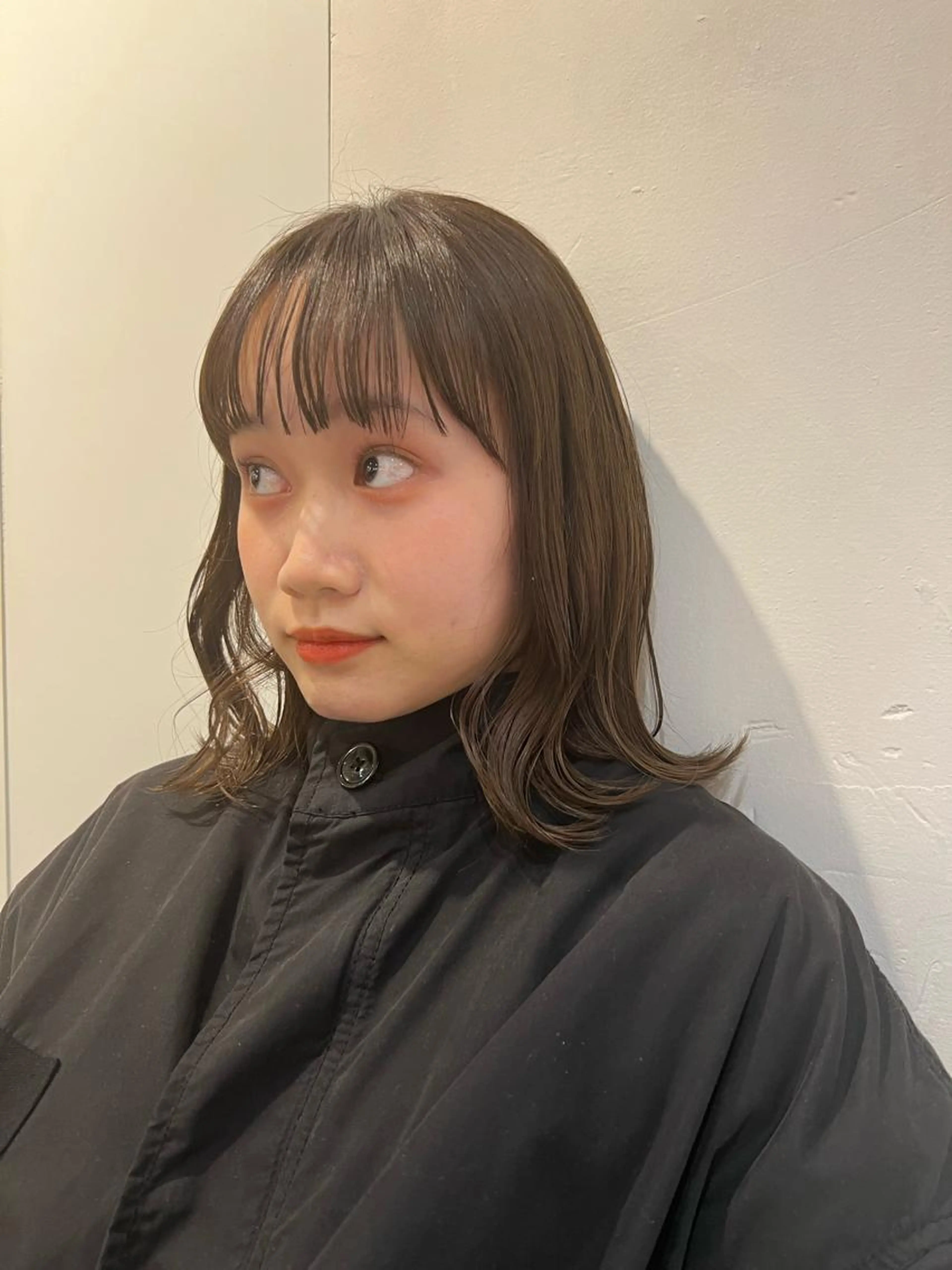 カット＋ナチュラルストレートパーマ🤍の写真