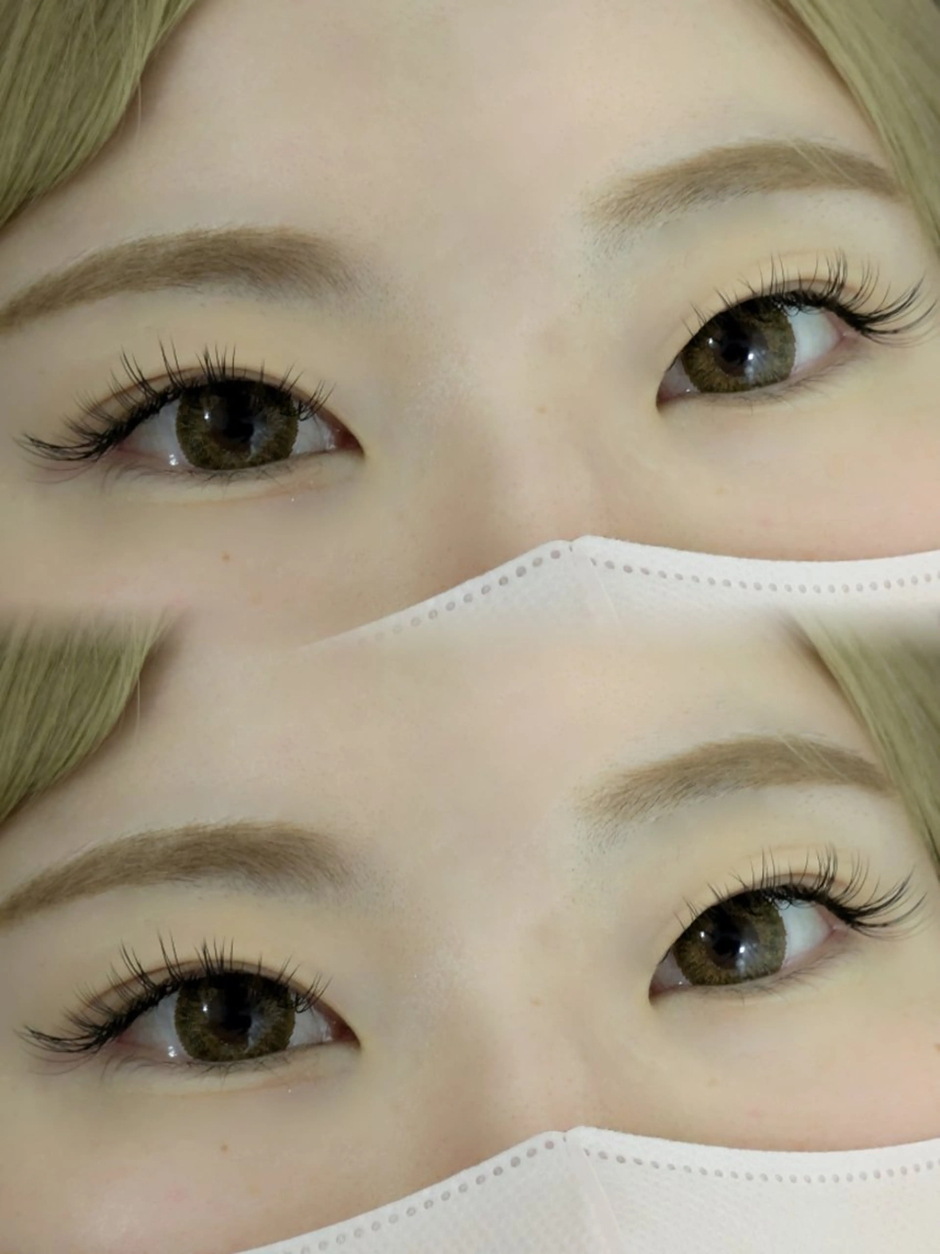 マツエク・マツパ Cカール Dカール フラットラッシュ Frank所属・Frank 井元 那海のマツエク・マツパデザイン