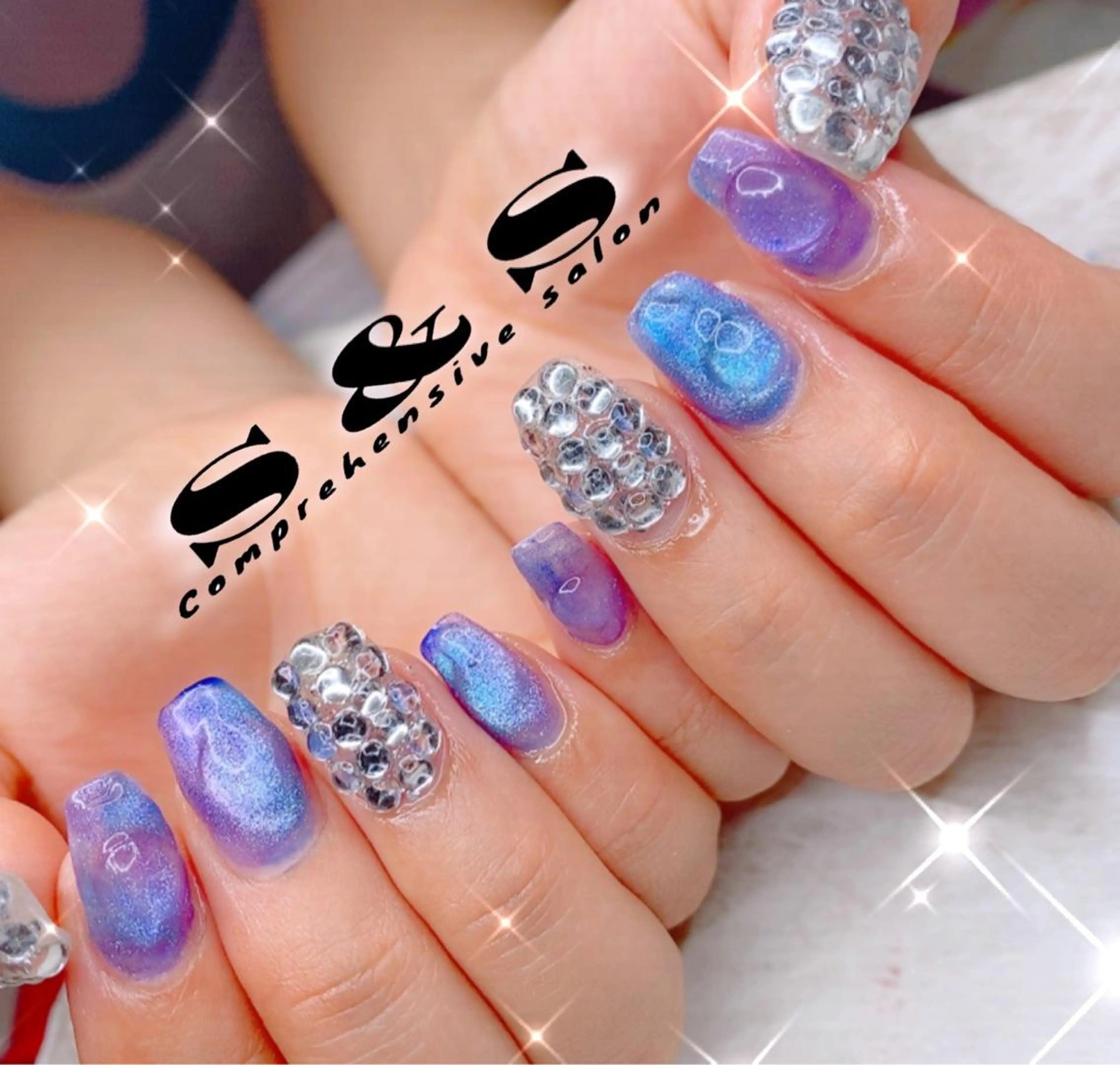 ネイル 長さ出し メンズネイル 持ち込み スカルプネイル S&S 村田小百合のネイルデザイン