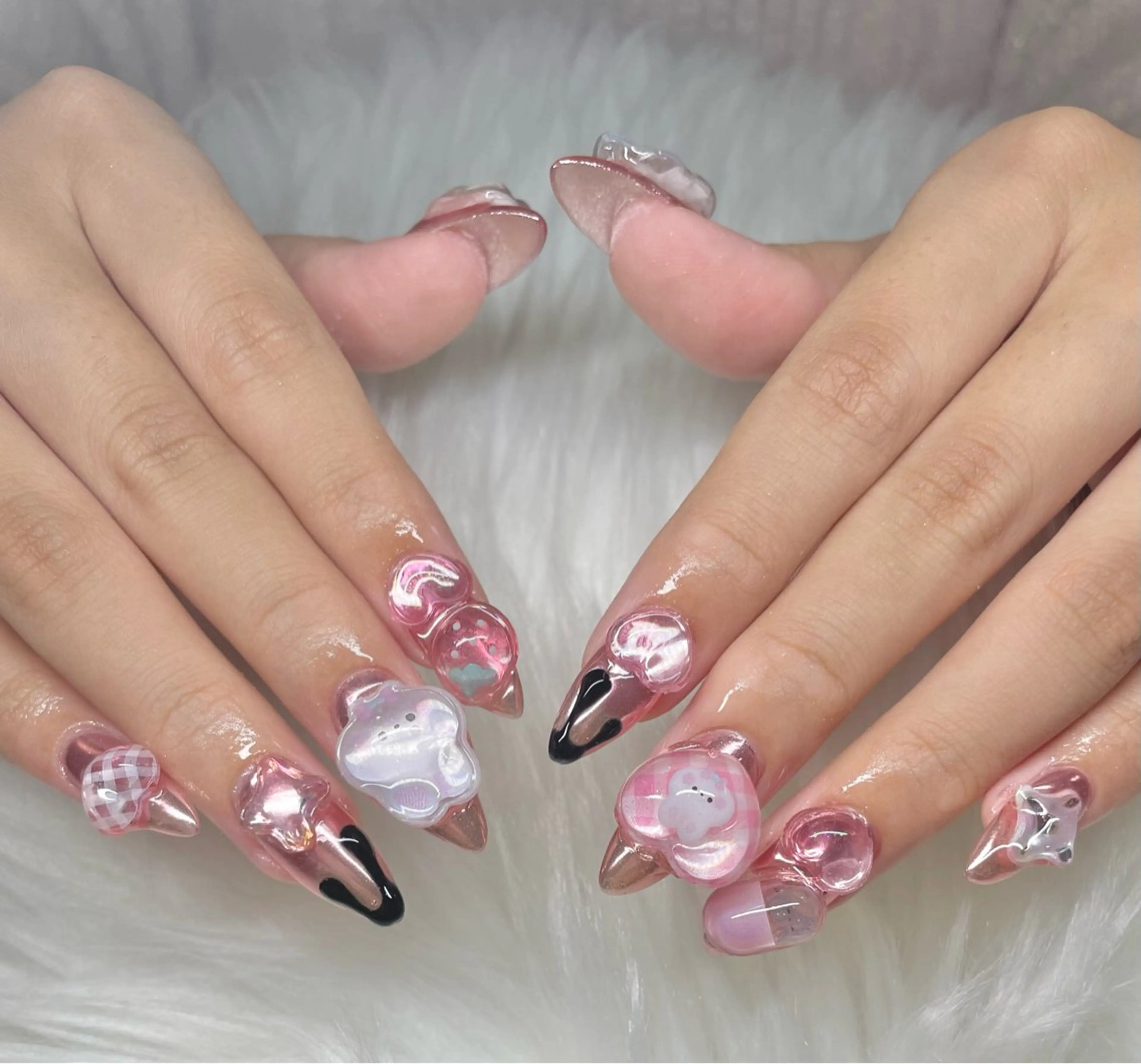 ネイル アートネイル フットネイル フレンチネイル ジェルネイル 韓国ネイル private salon fee所属・nail salon feeゆりかのネイルデザイン