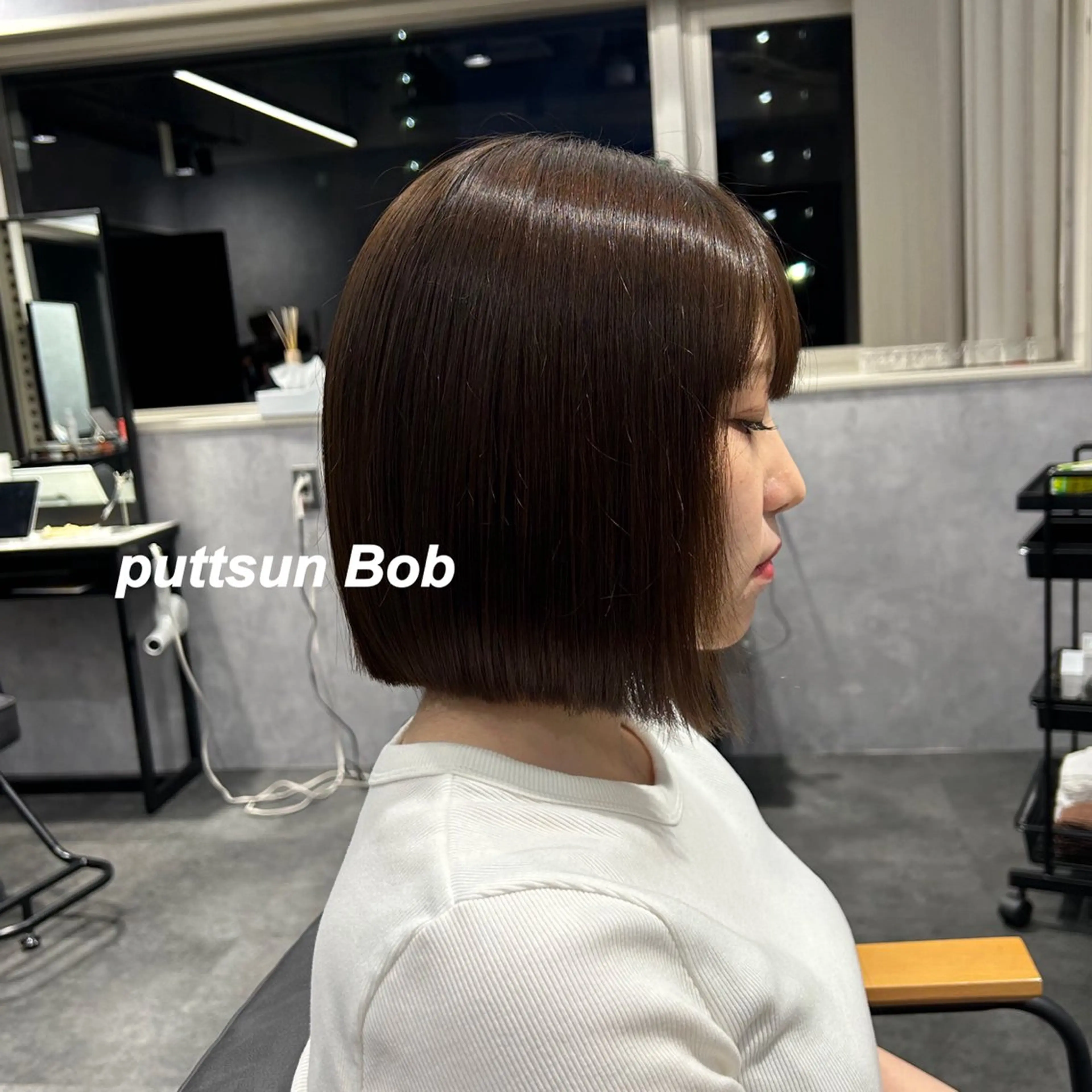 ショート ボブ プルエクステ/インナ ーカラー🦊はるなのヘアスタイル