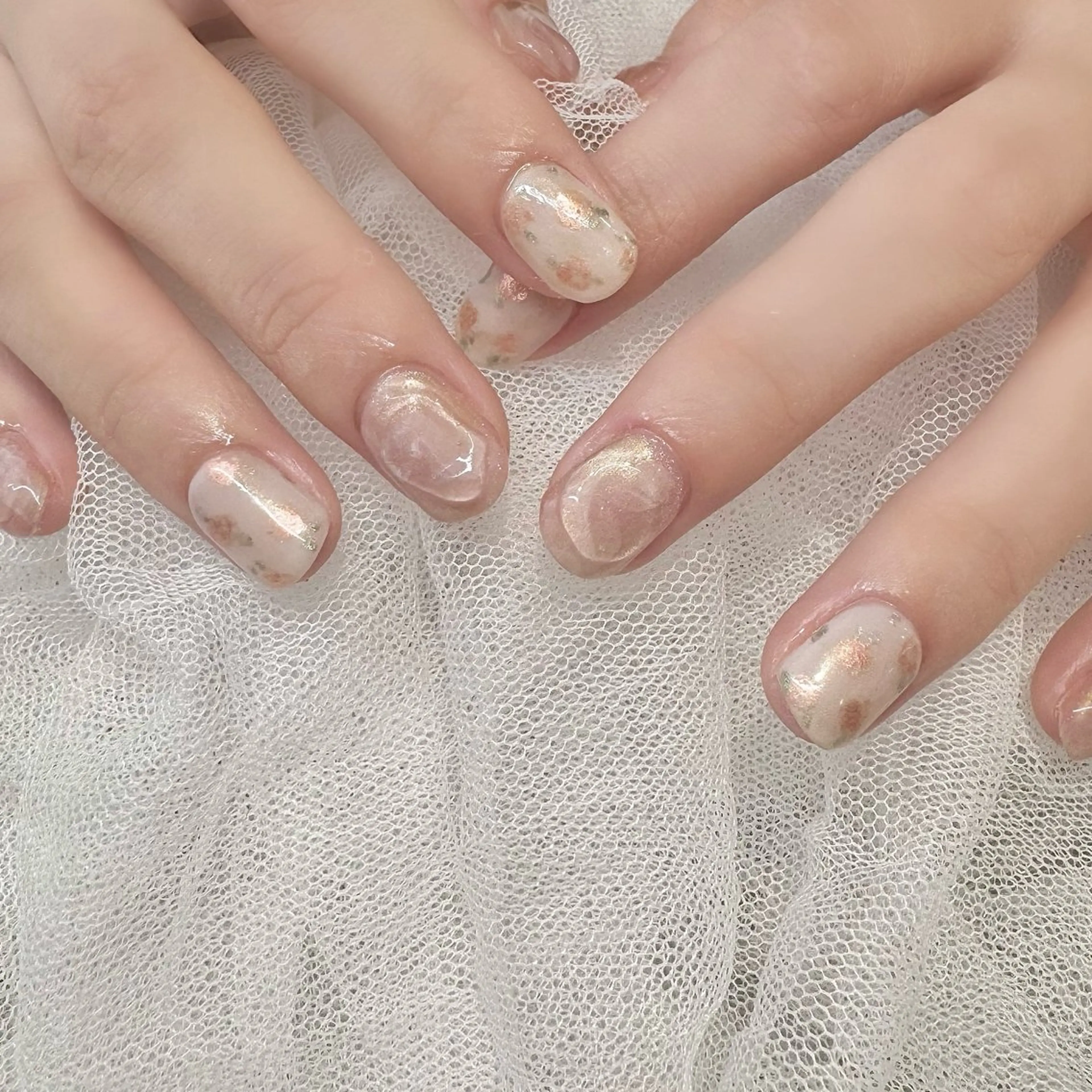 ネイル ハンドネイル 新井 ひなののネイルデザイン