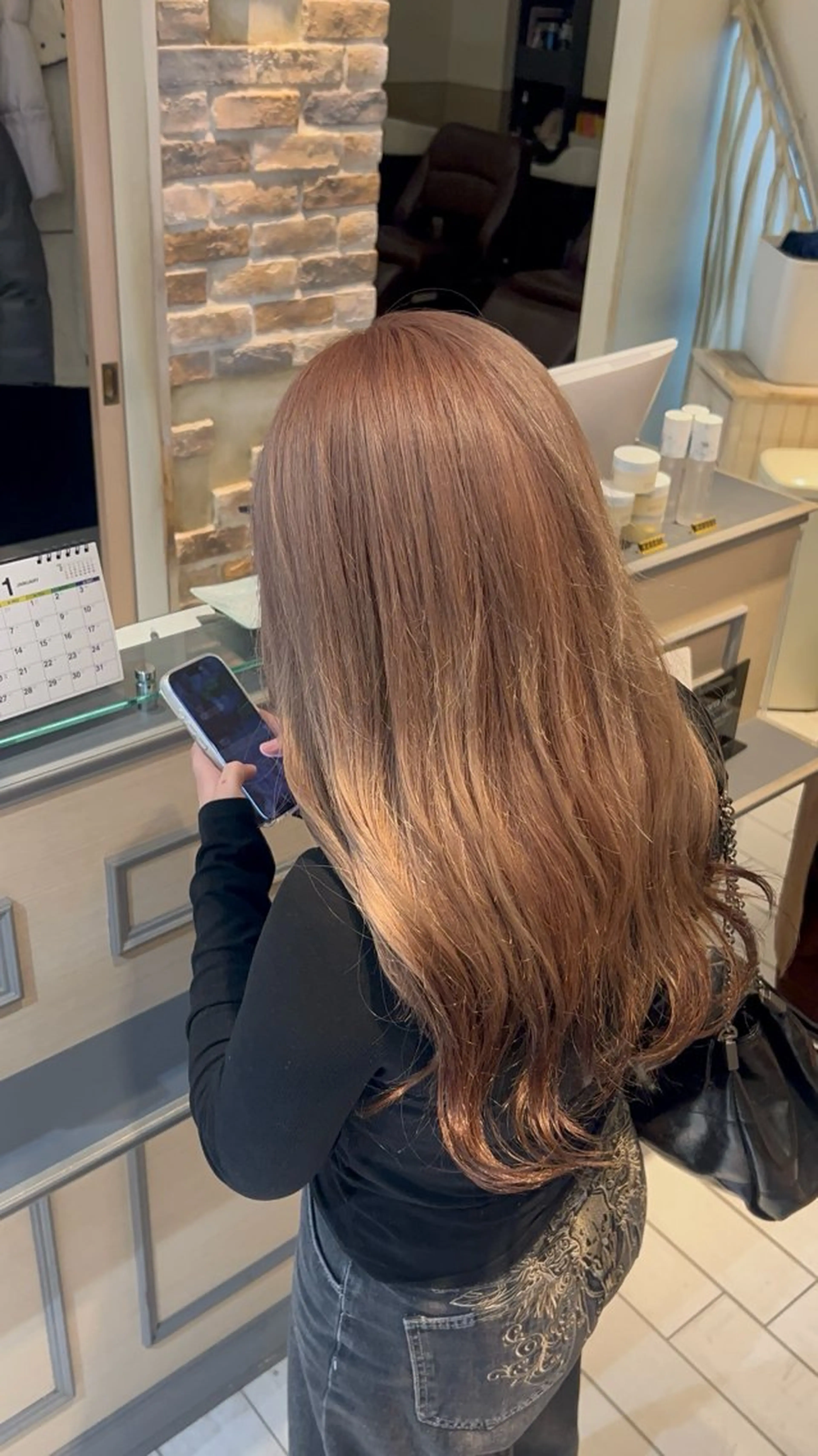 カラー ベージュカラー ミルクティーベージュ ヘアカラー トリートメント みか ✩⡱のヘアスタイル