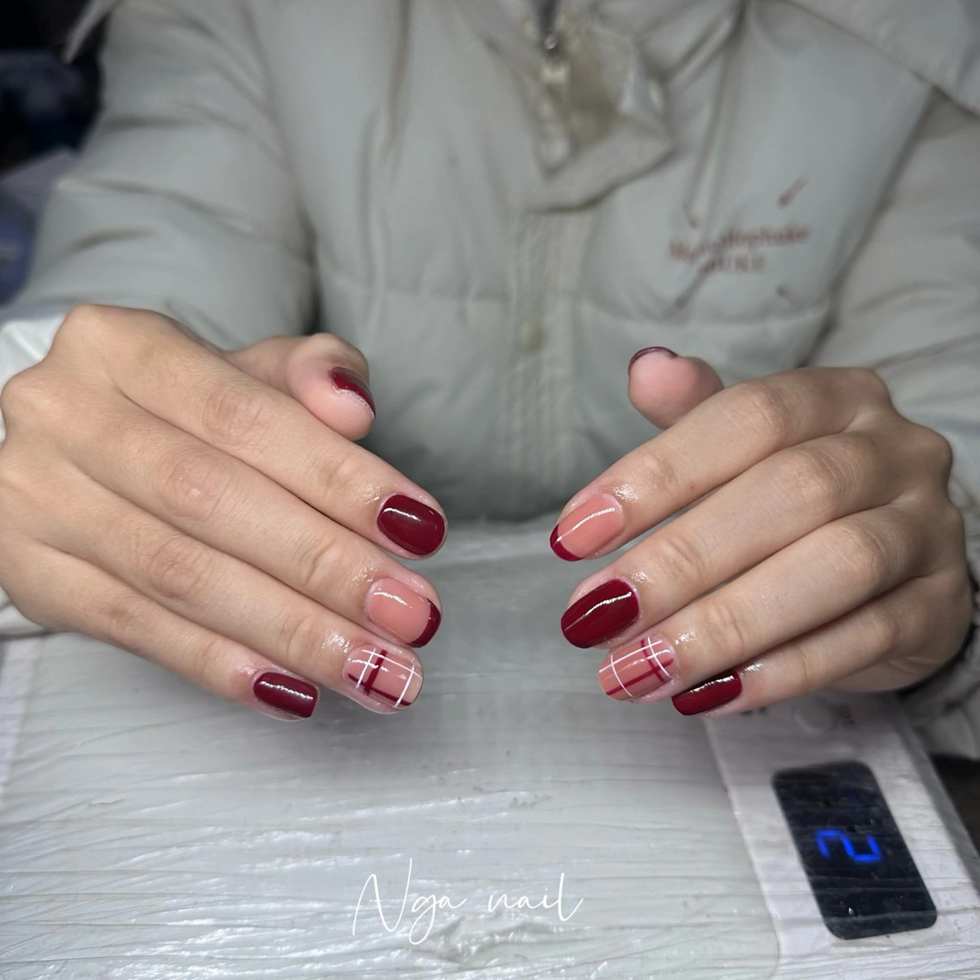 [オフなし] フレンチネイルの写真