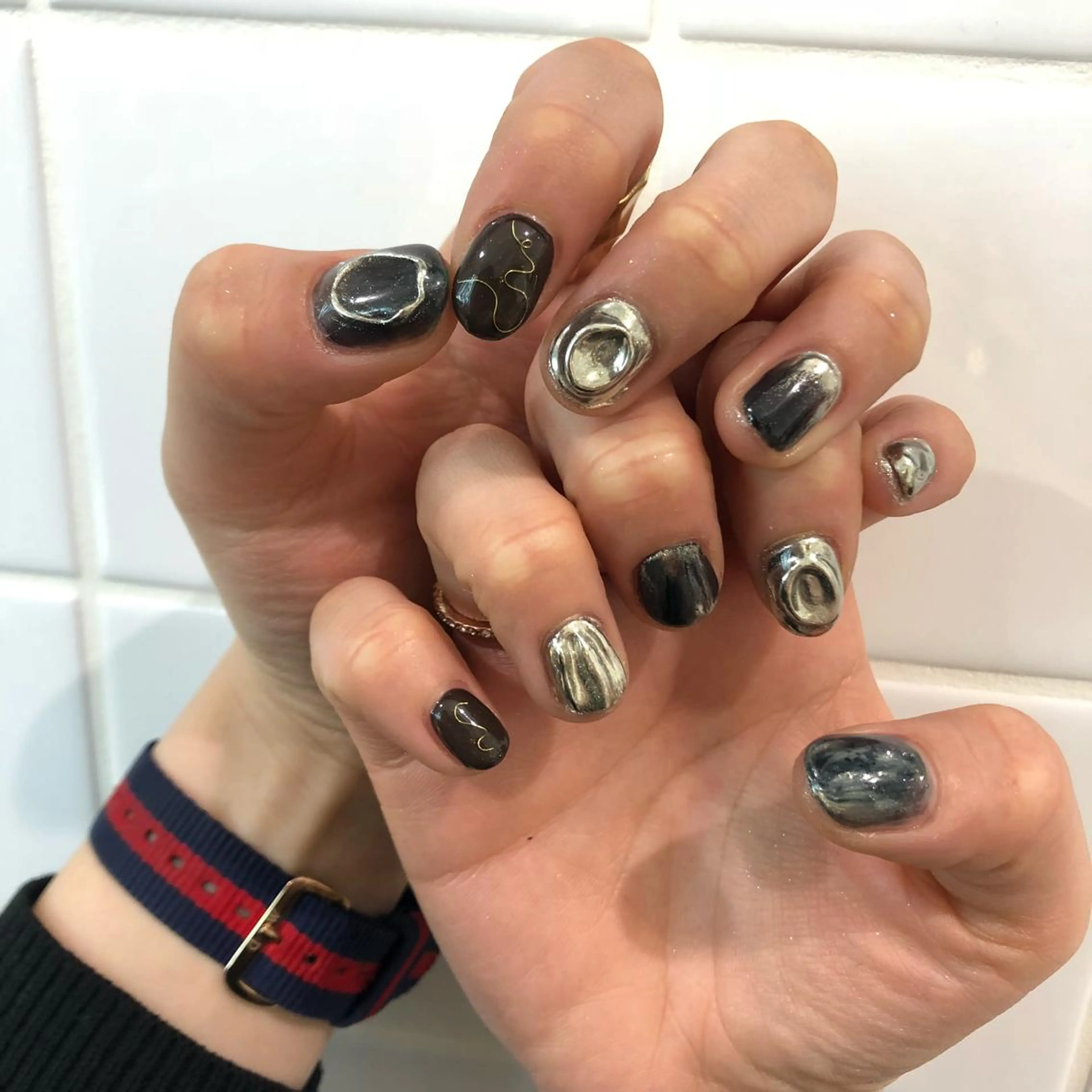 ネイル ハンドネイル 【淡色color/ nail】maikoのネイルデザイン