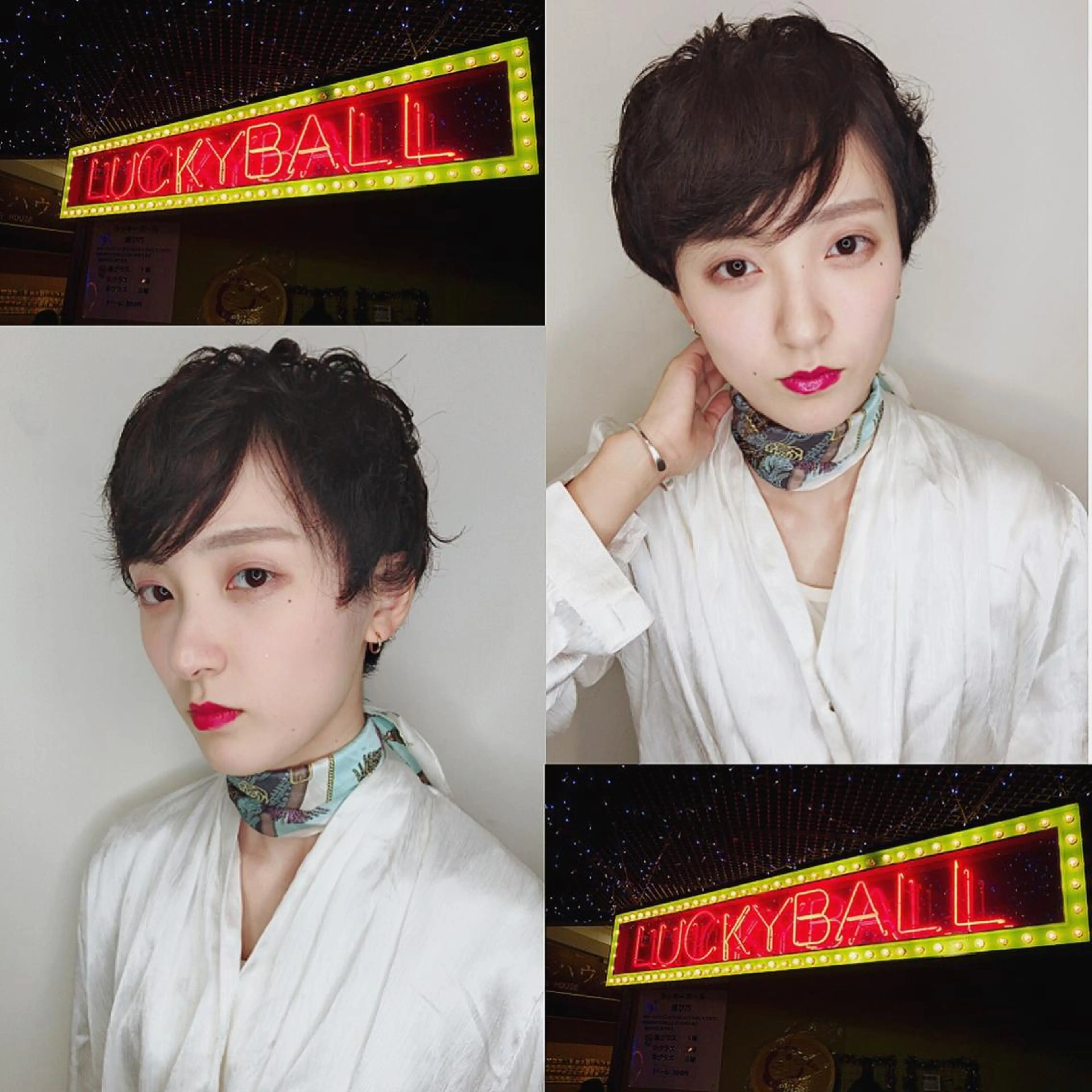 ショート パーマ ウルフカット／吉村 桃子のヘアスタイル