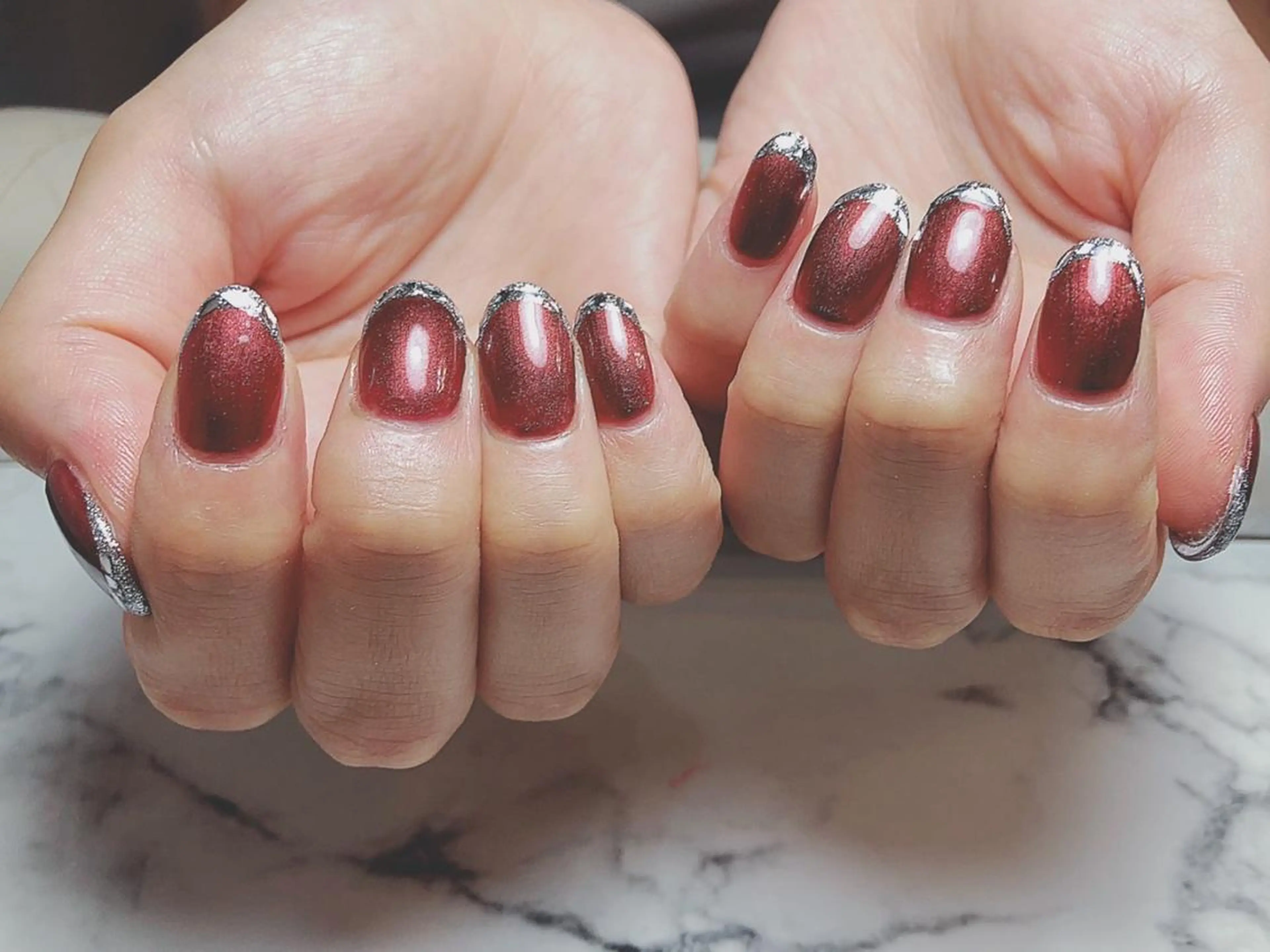 ネイル アートネイル ジェルネイル ニュアンスネイル パラジェル Nailist Honamiのネイルデザイン