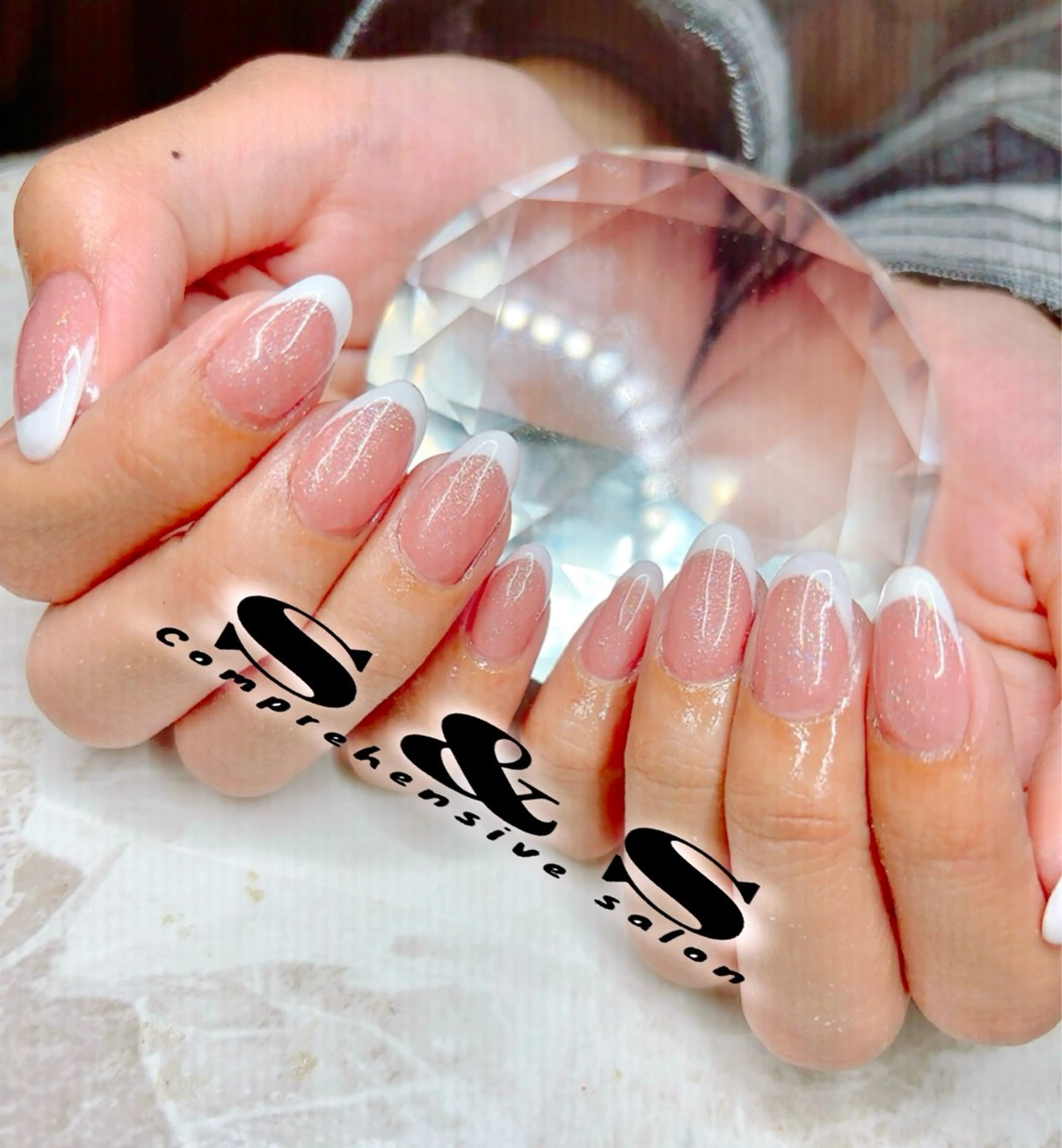 ネイル 長さ出し フレンチネイル メンズネイル 持ち込み S&S 村田小百合のネイルデザイン