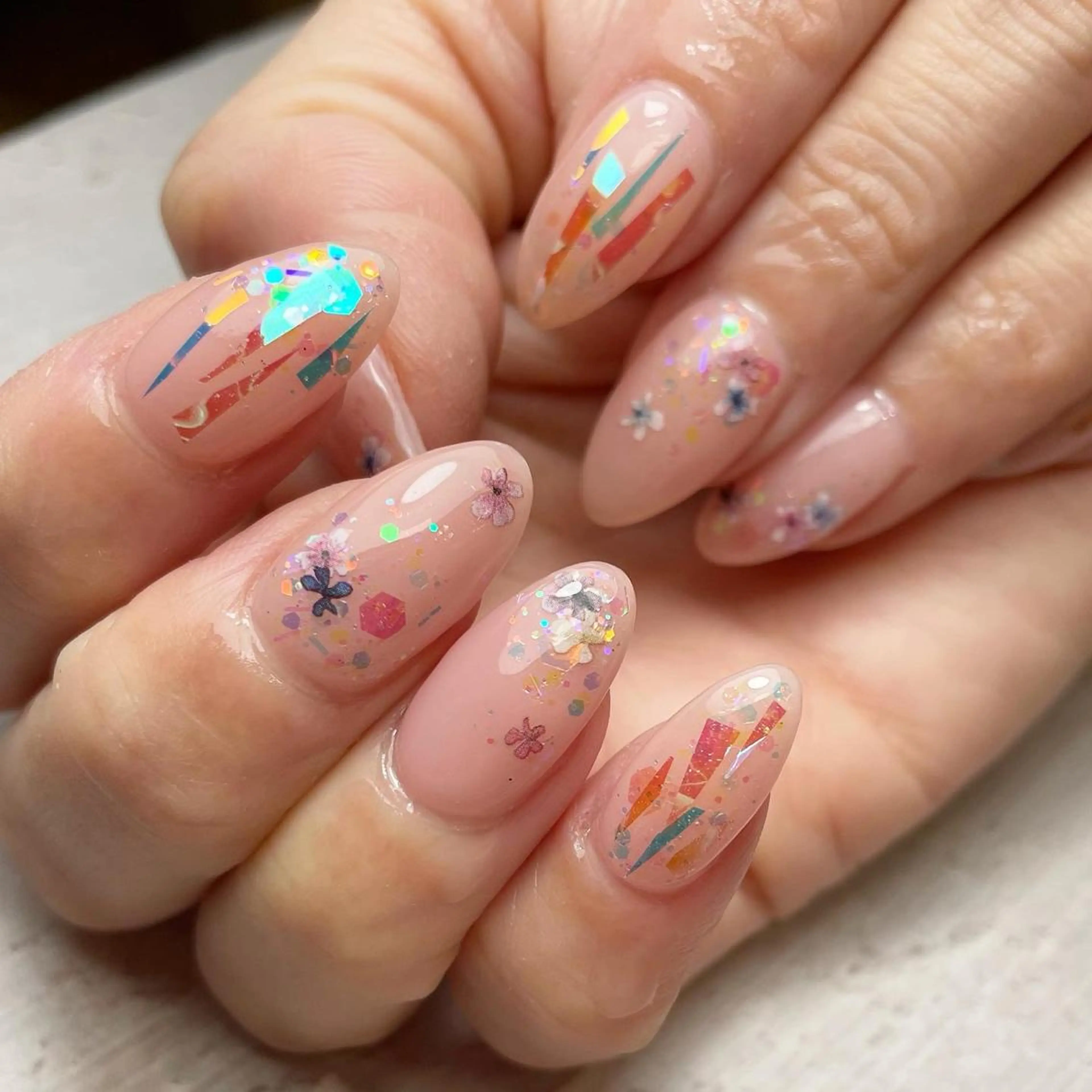 ネイル 持ち込み ハンドネイル nail&eyelash mate所属・京都/東向日/桂 ayumiのネイルデザイン