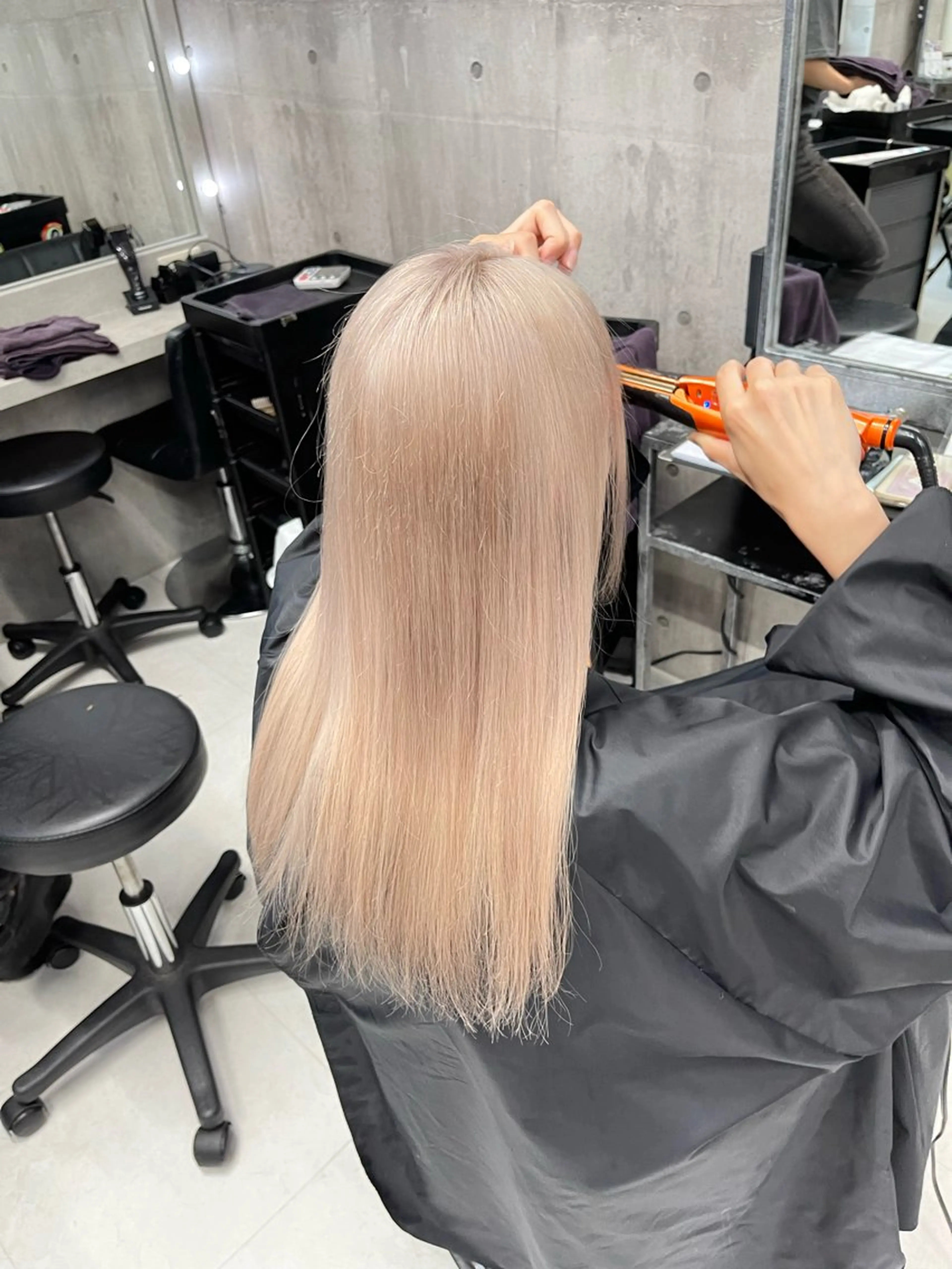 ロング カラー パーマ ヘアアレンジ メンズ キッズ レイヤーの魔術師 𓍼takumi𓍼のヘアスタイル