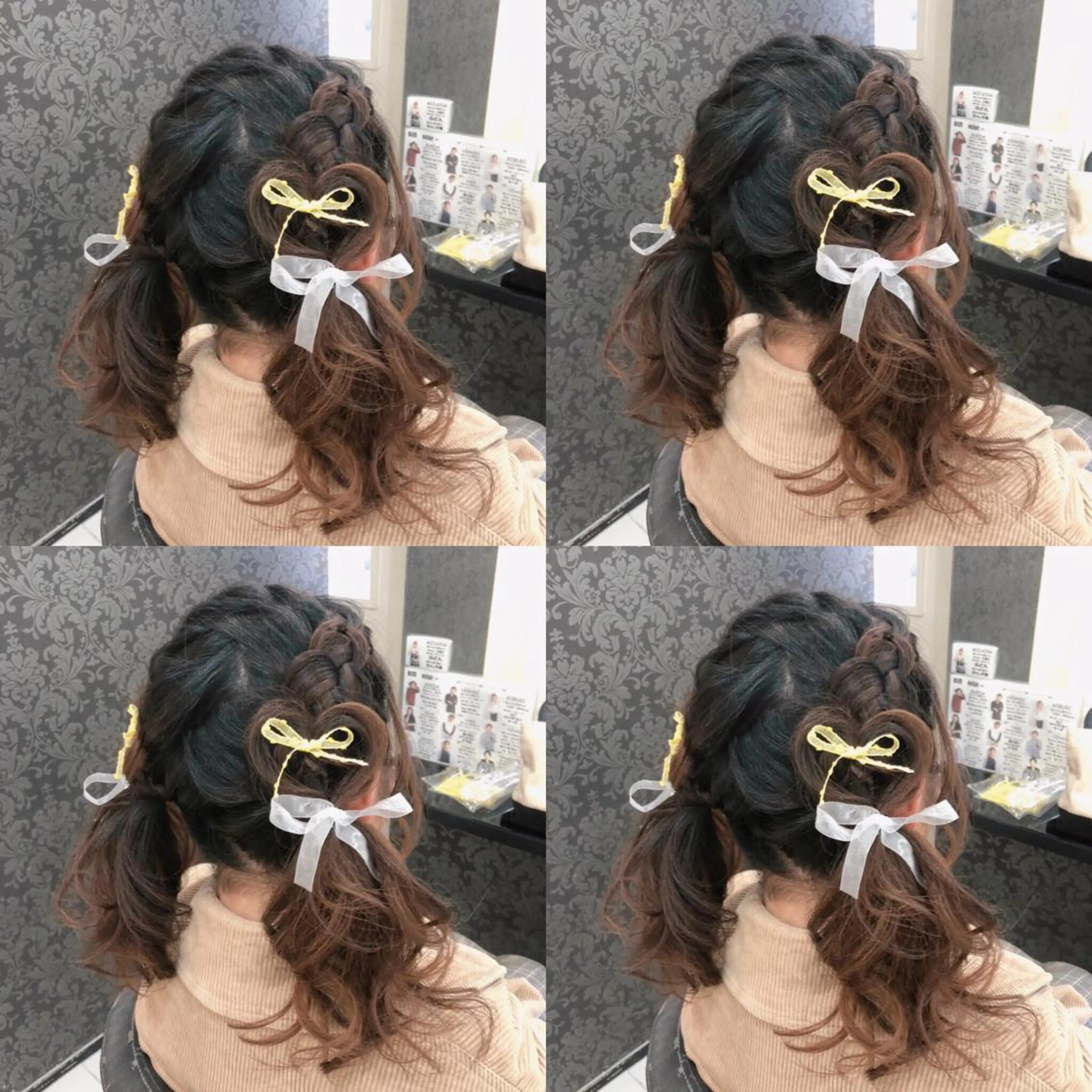 ミディアム ヘアアレンジ ツインテール ヘアセット 🌷MAYU 🌷のヘアスタイル