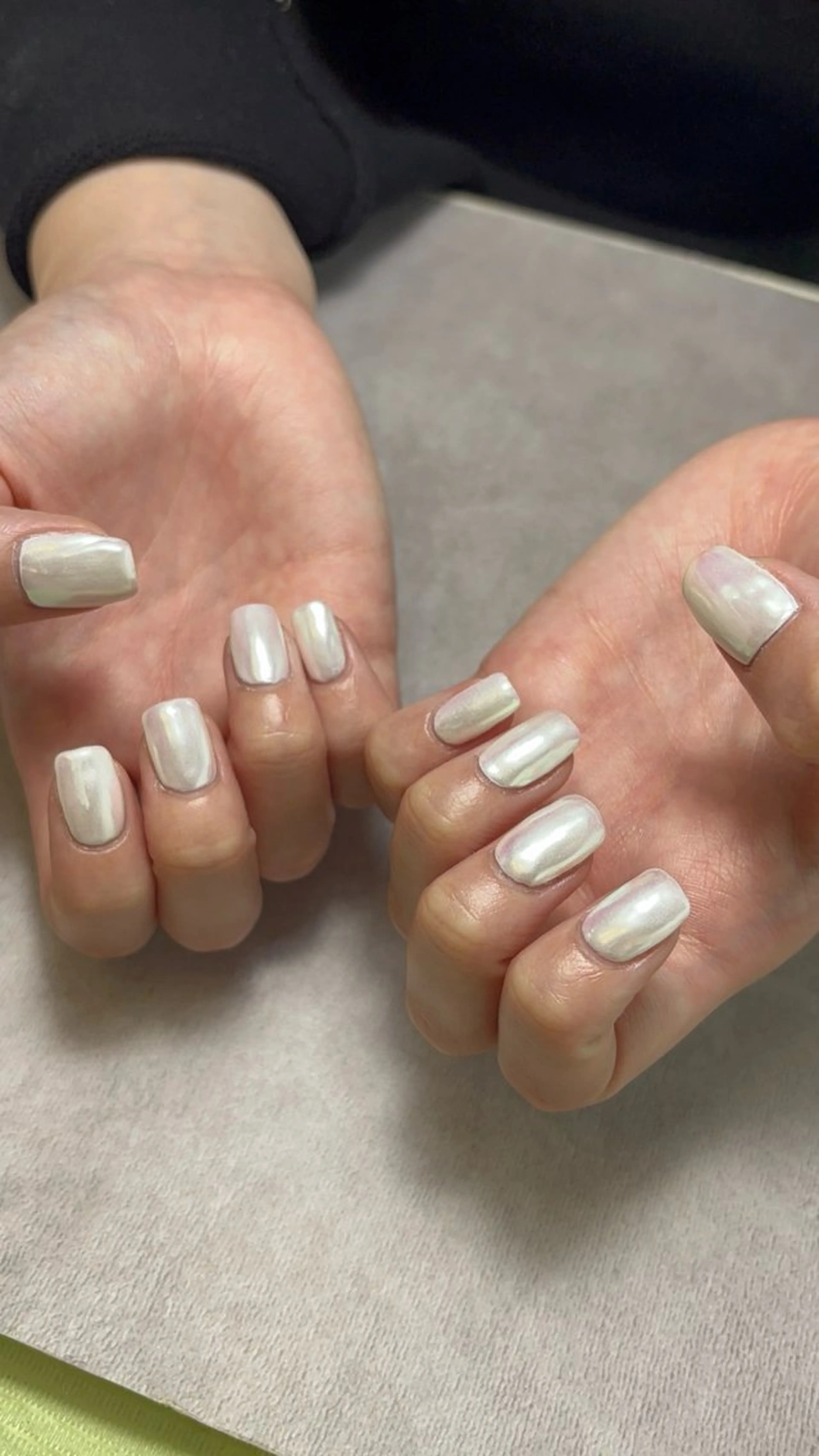 ミラーネイル🪞💅(オフあり)の写真