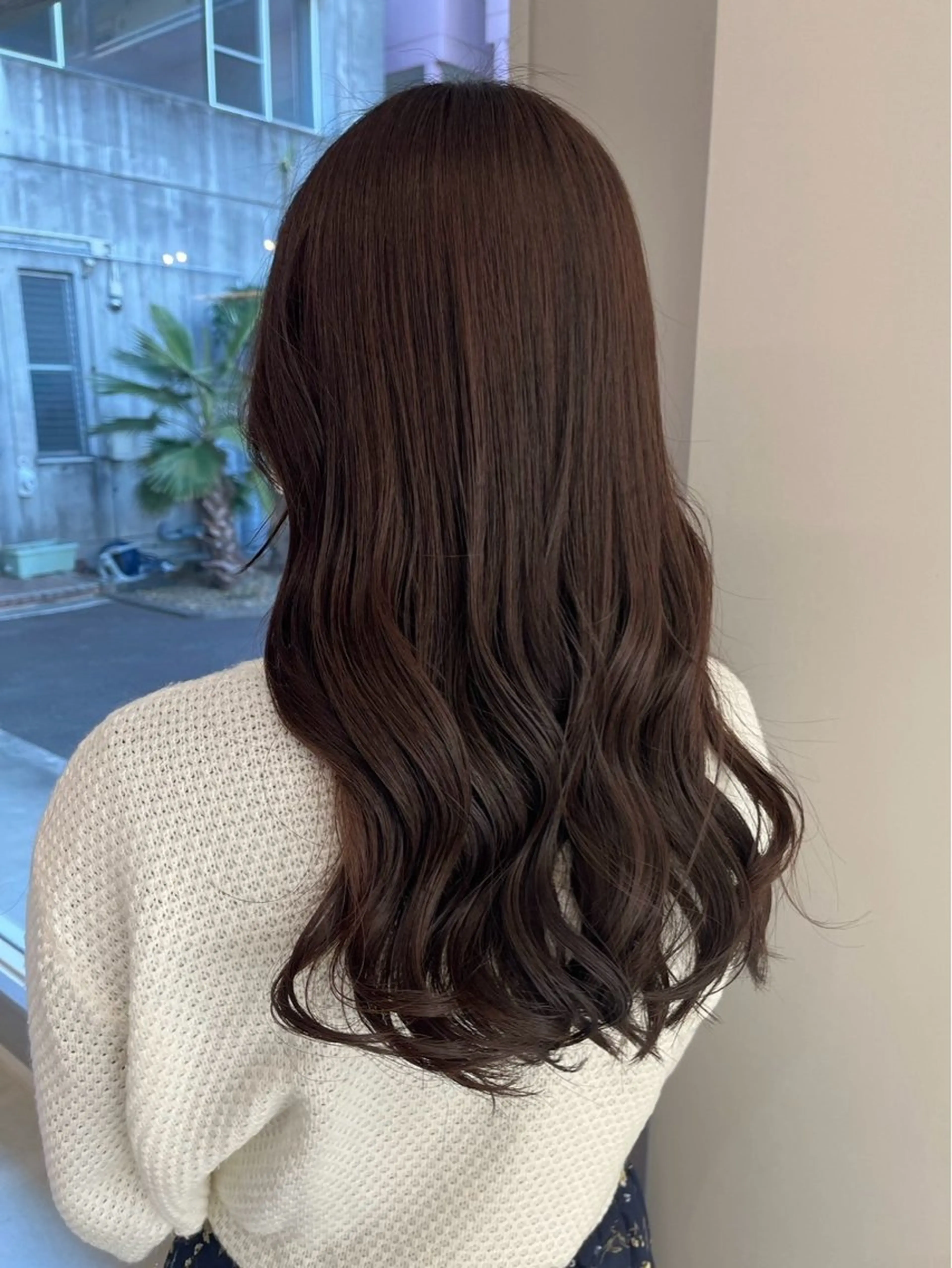 ロング カラー ブラウンカラー ヘアカラー 中山 達斗のヘアスタイル
