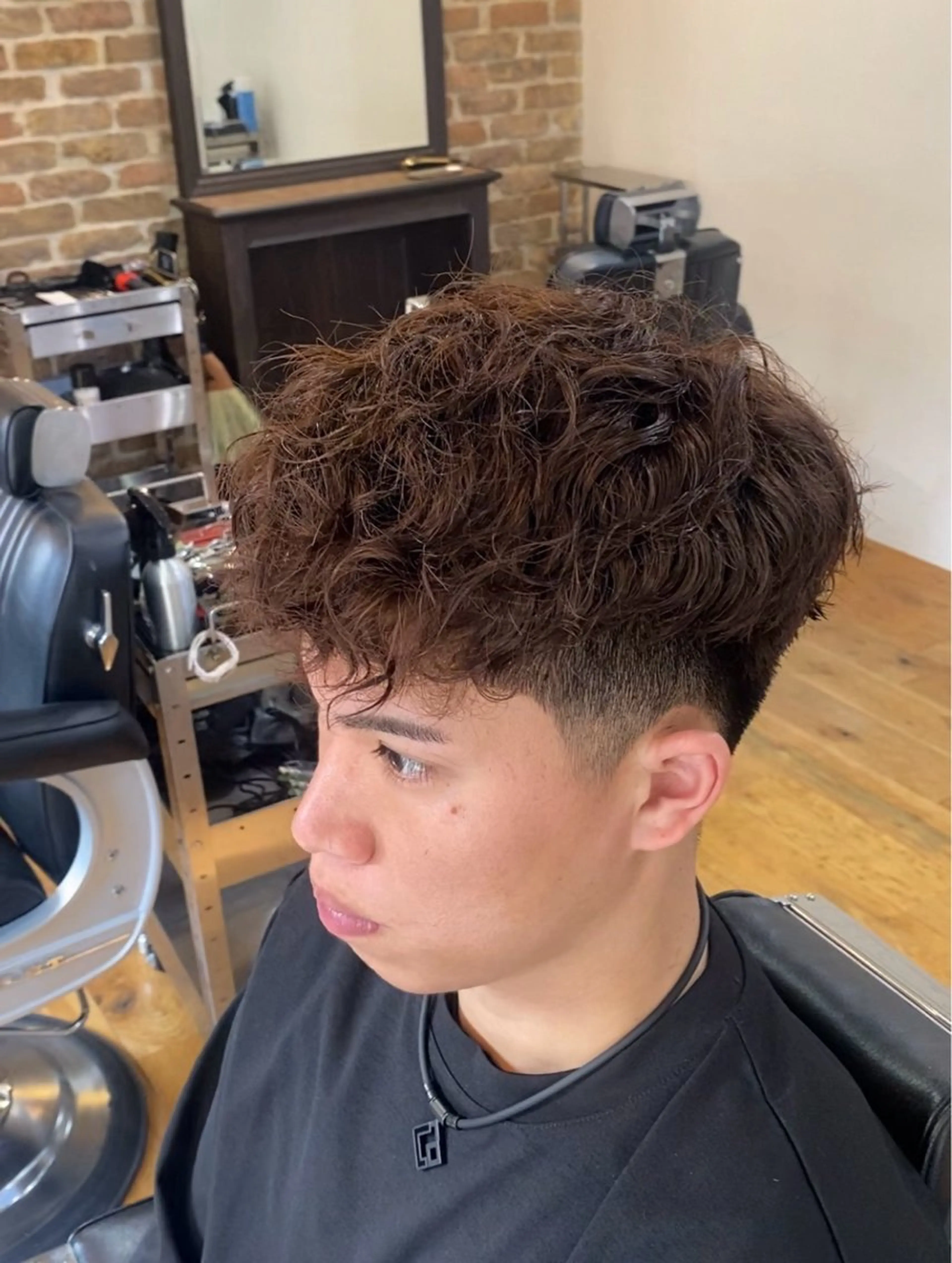 メンズカット＋ツイストパーマの写真