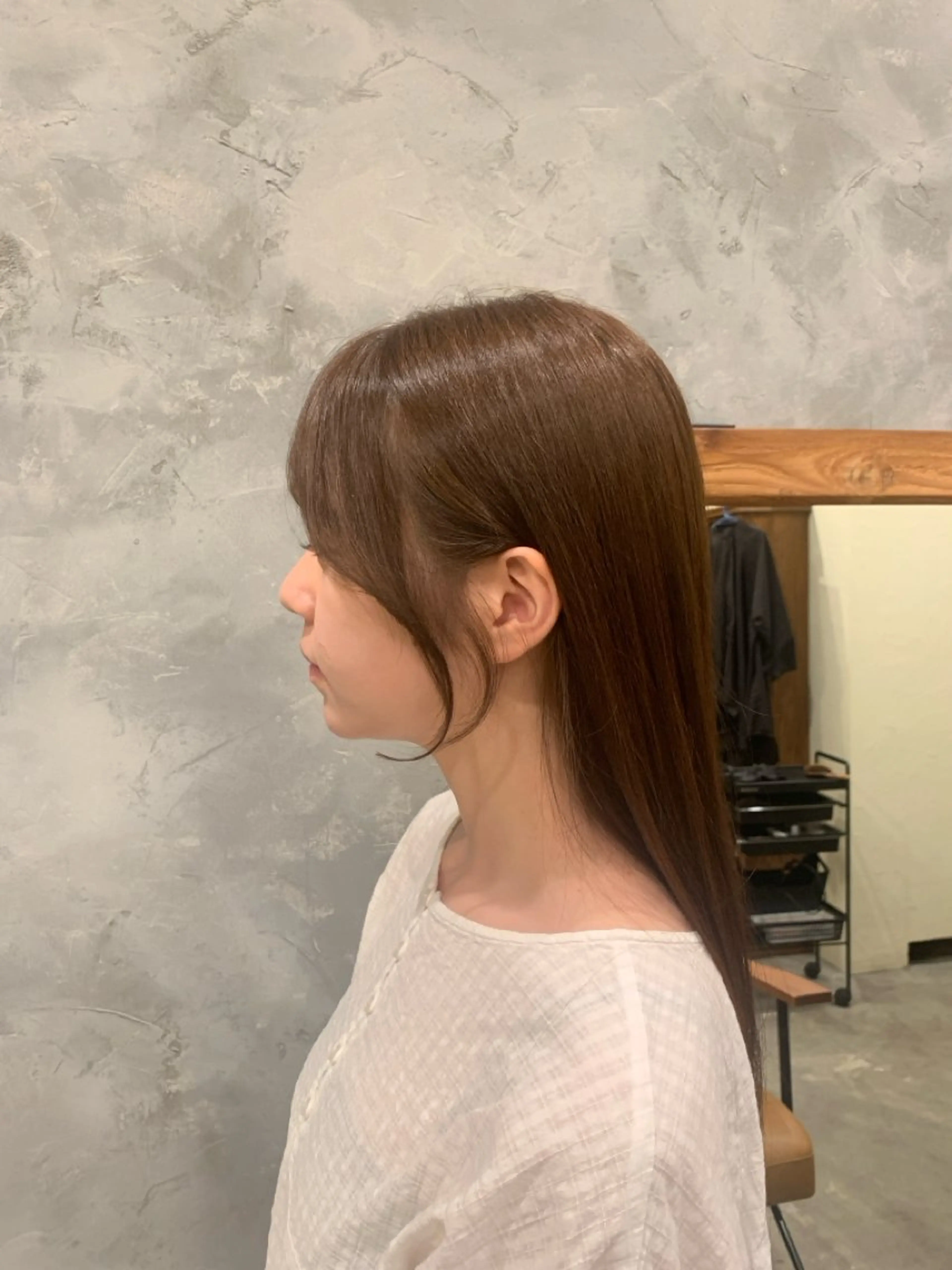 セミロング 顔周りカット BLUCK所属・優衣 /山形/ BLUCK hairのヘアスタイル