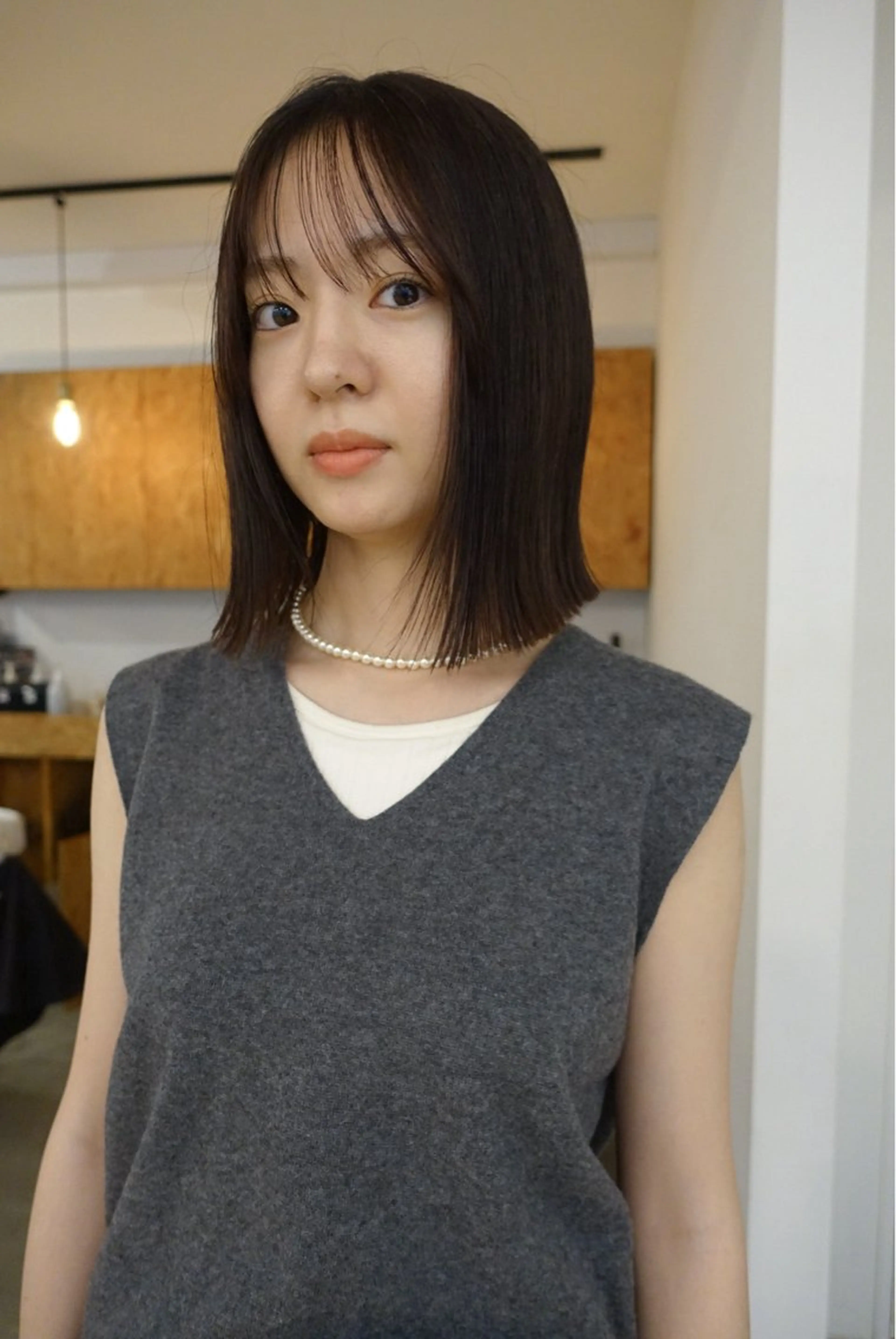 ミディアム カット YUUKI/ボブ パーマ.ウルフのヘアスタイル