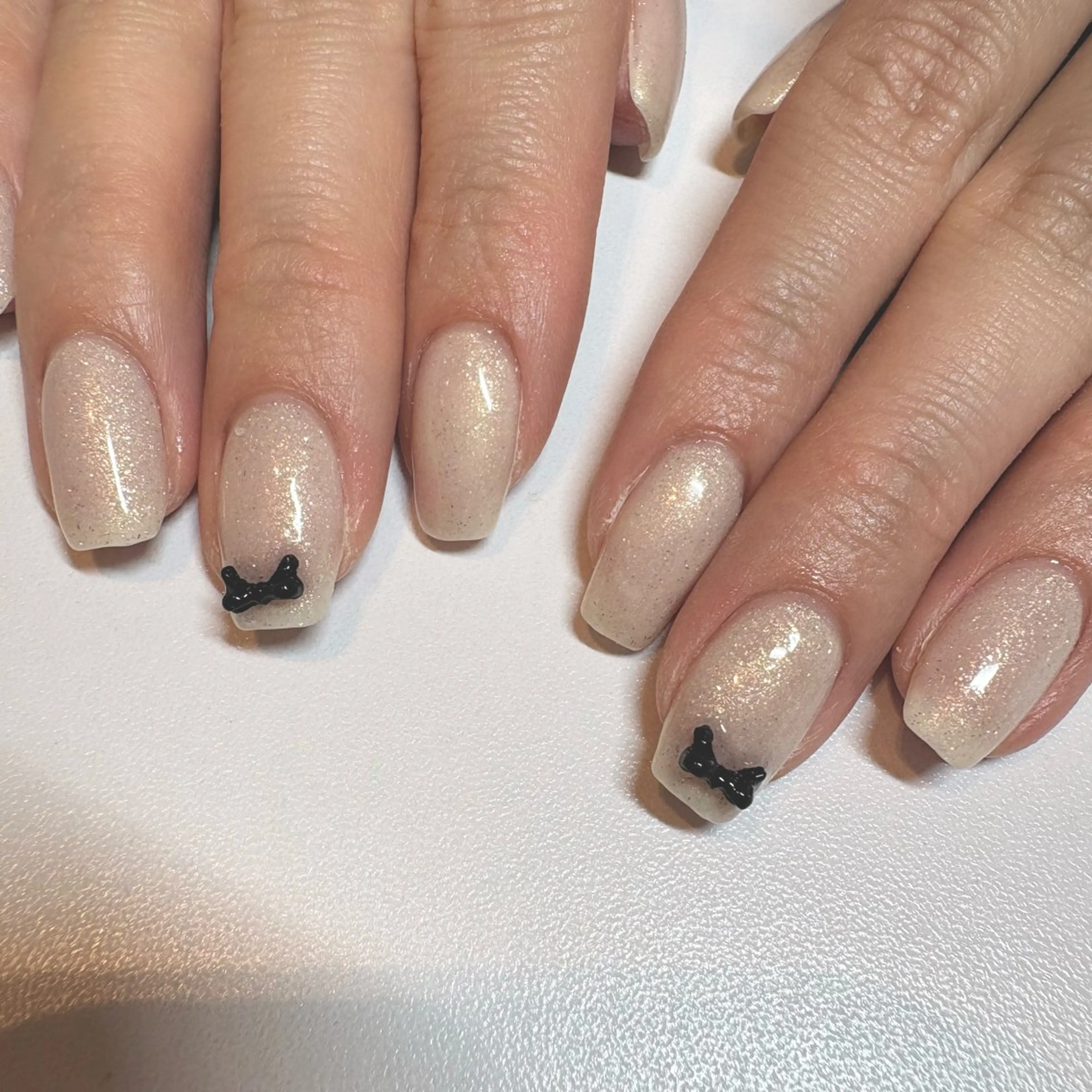 ネイル リボン Luxe 燕三条店 Miinaのネイルデザイン