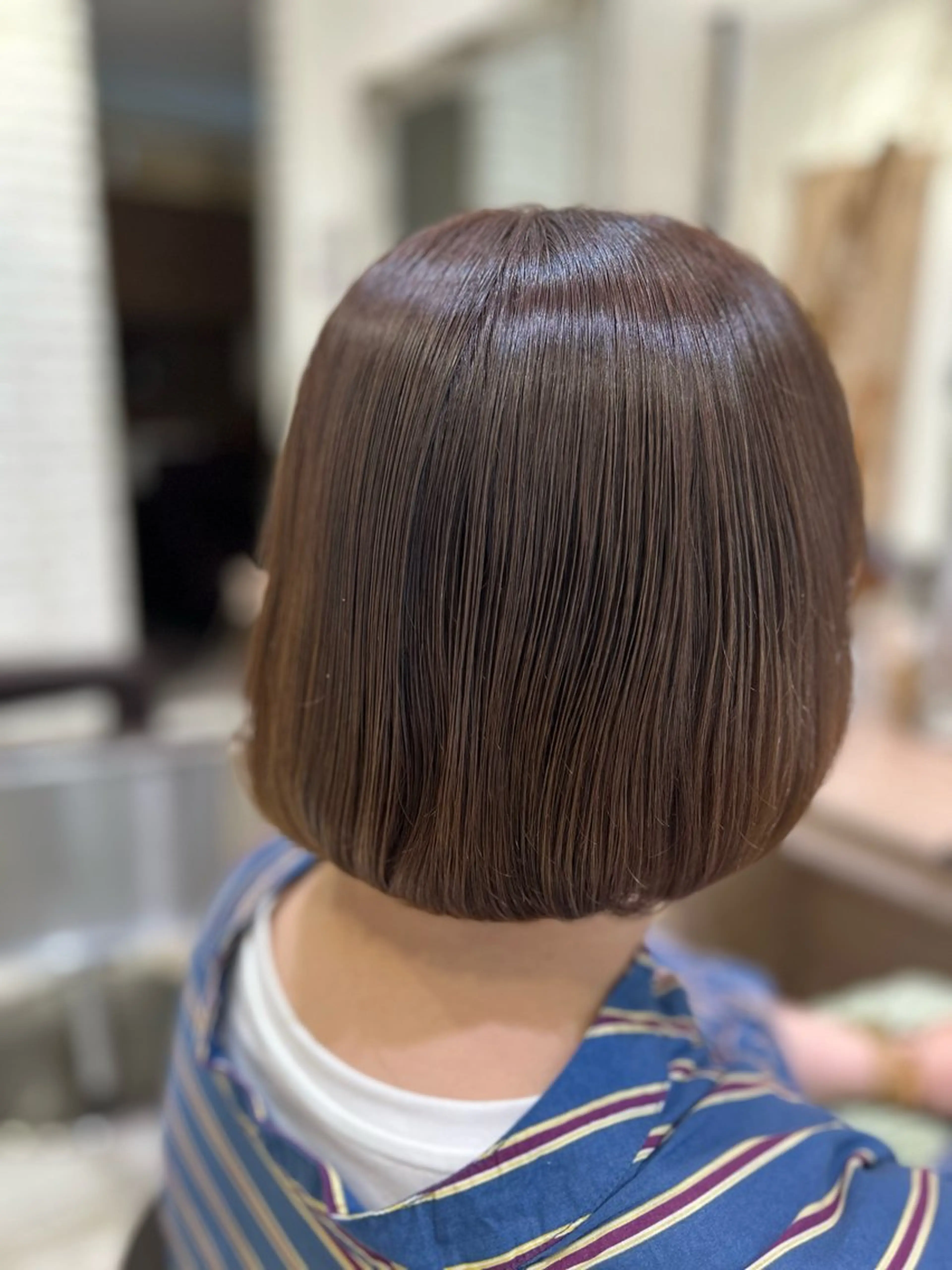 ショート カラー ブラウンカラー イルミナカラー ボブ ヘアカラー Ash 戸田公園店のヘアスタイル