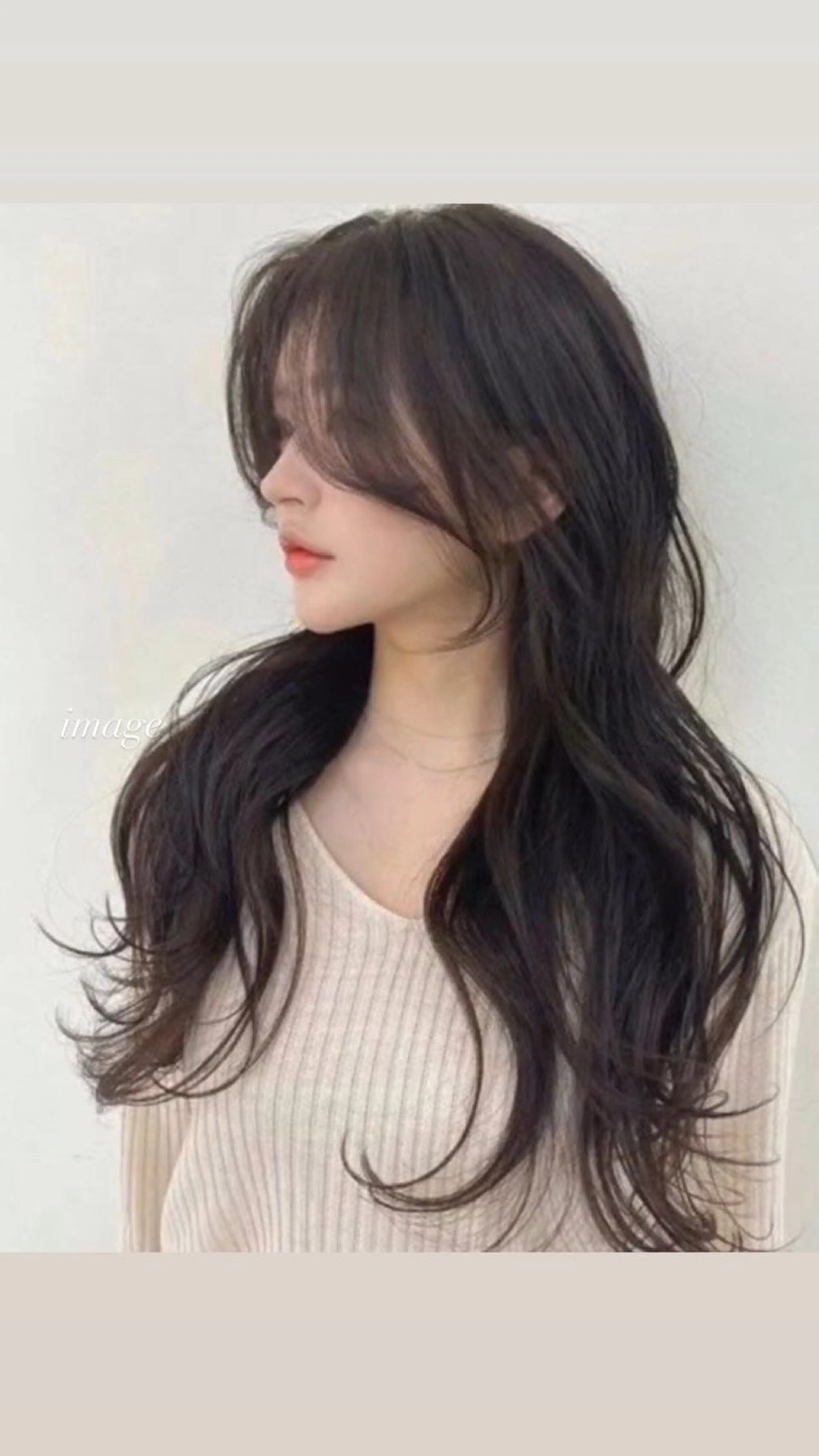 ロング エクステ 韓国風ヘア ロング オルチャンヘア EMIX所属・名古屋 EMIXのヘアスタイル