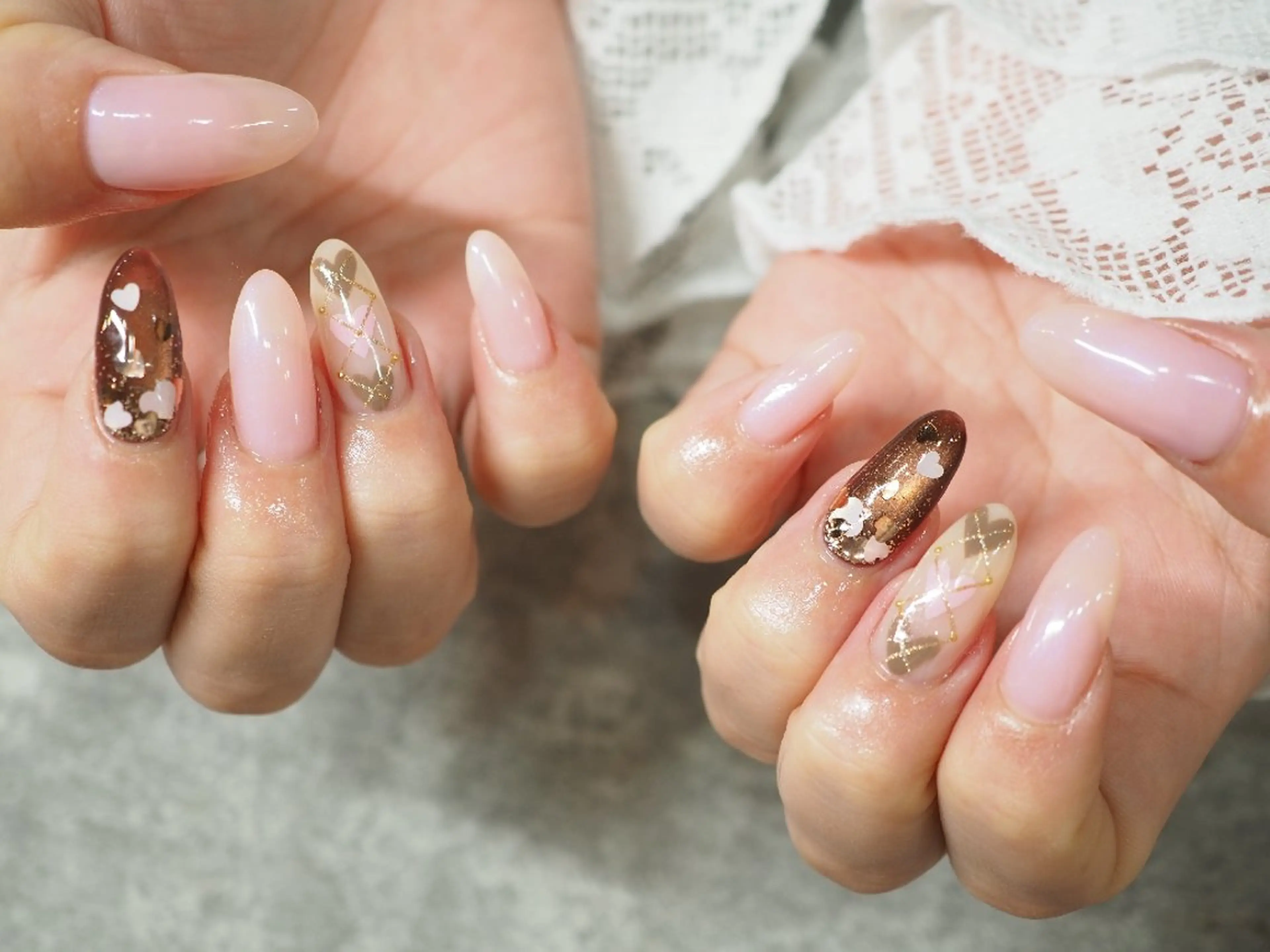 ネイル ハンドネイル glaNje 福光のネイルデザイン