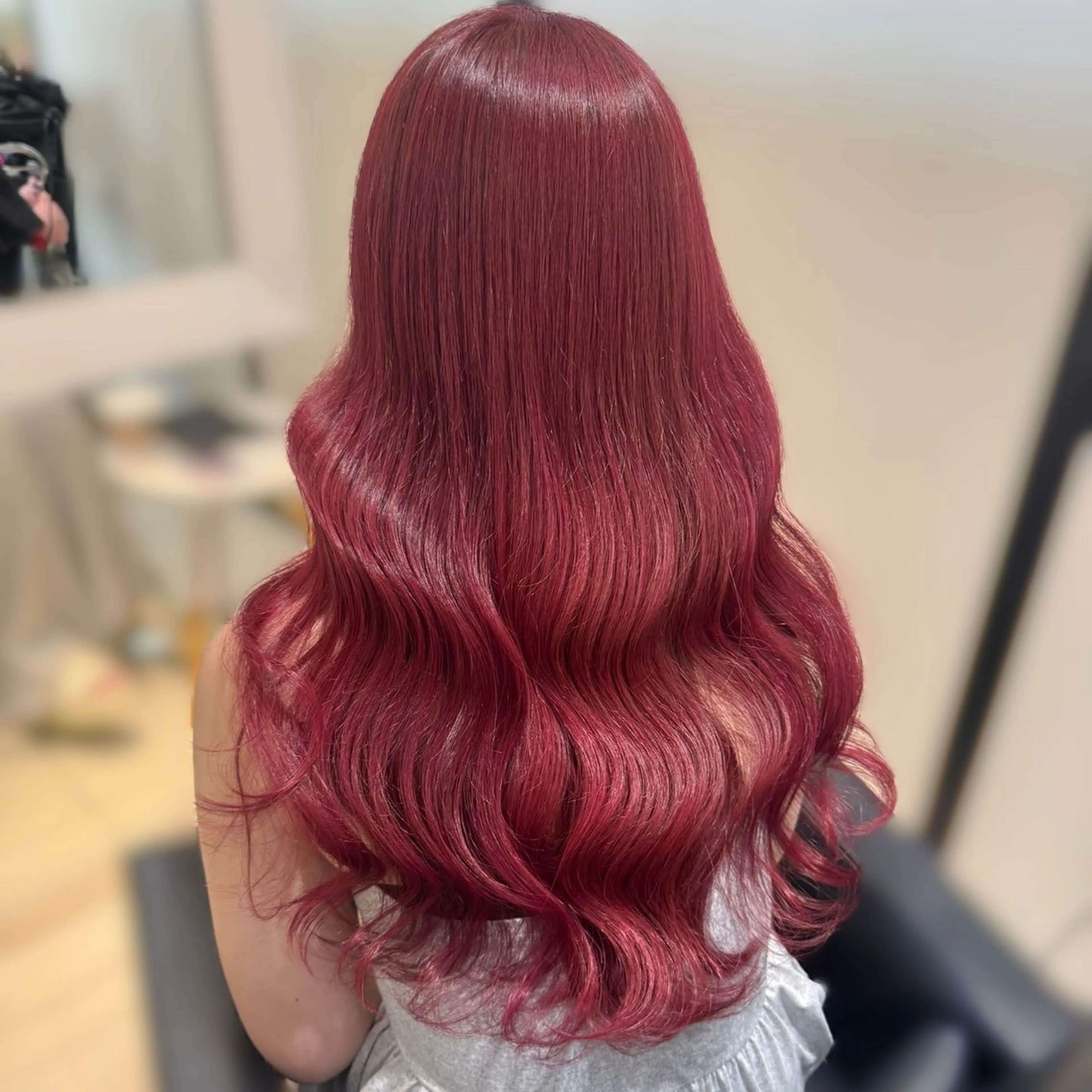 ロング カラー カット ヘアカラー トリートメント kana ブリーチなしカラー✨のヘアスタイル