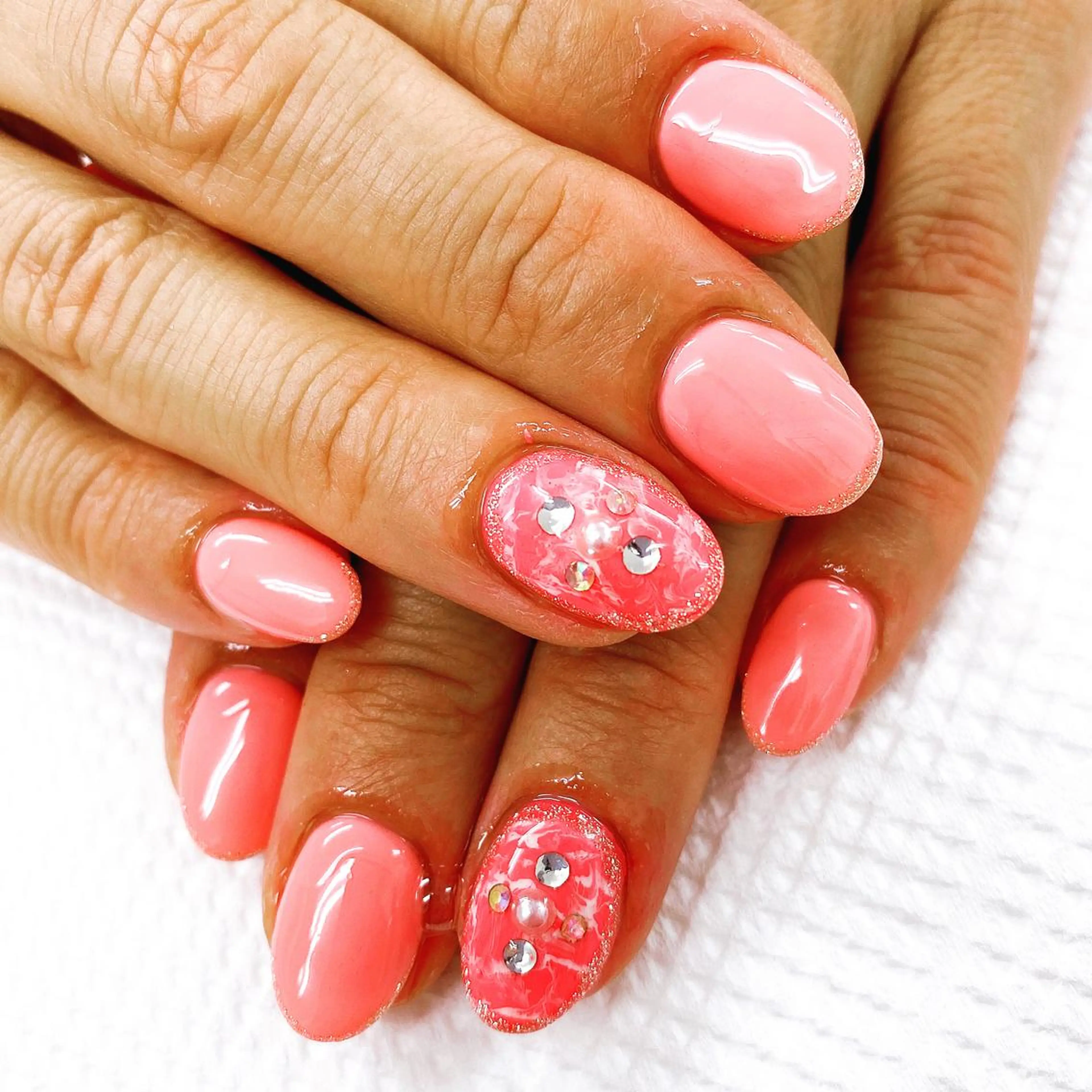 ネイル ピンク N._._.claw[エヌクロー]所属・N._._. clawのネイルデザイン