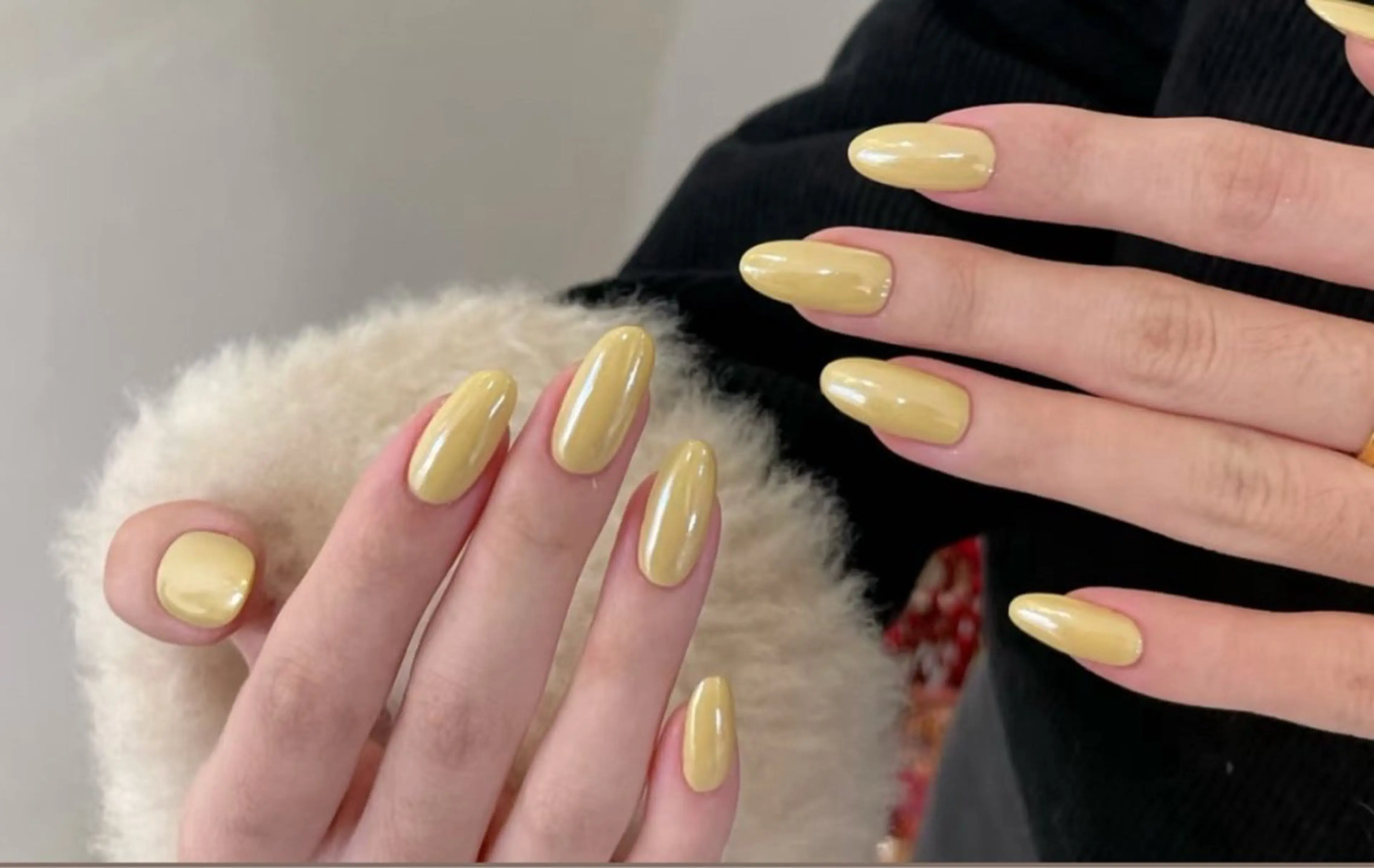 ネイル アートネイル オーロラネイル チークネイル フレンチネイル ガラスフレンチ ハンドネイル 🎀🎀YooLi Nail Salonのネイルデザイン