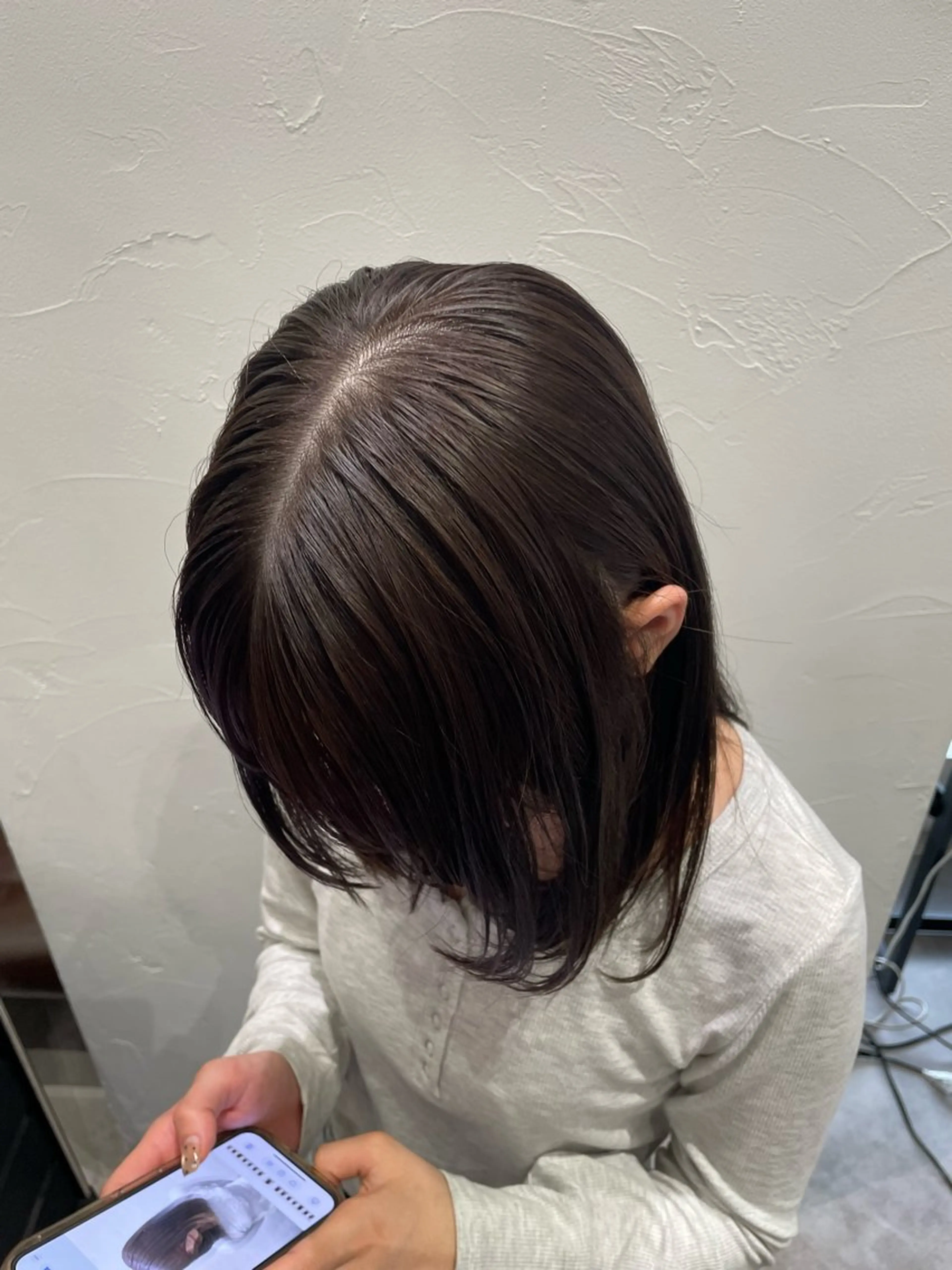 カラー ヘアカラー 自然と惹かれる🪷 艶カラー/茉優♩のヘアスタイル