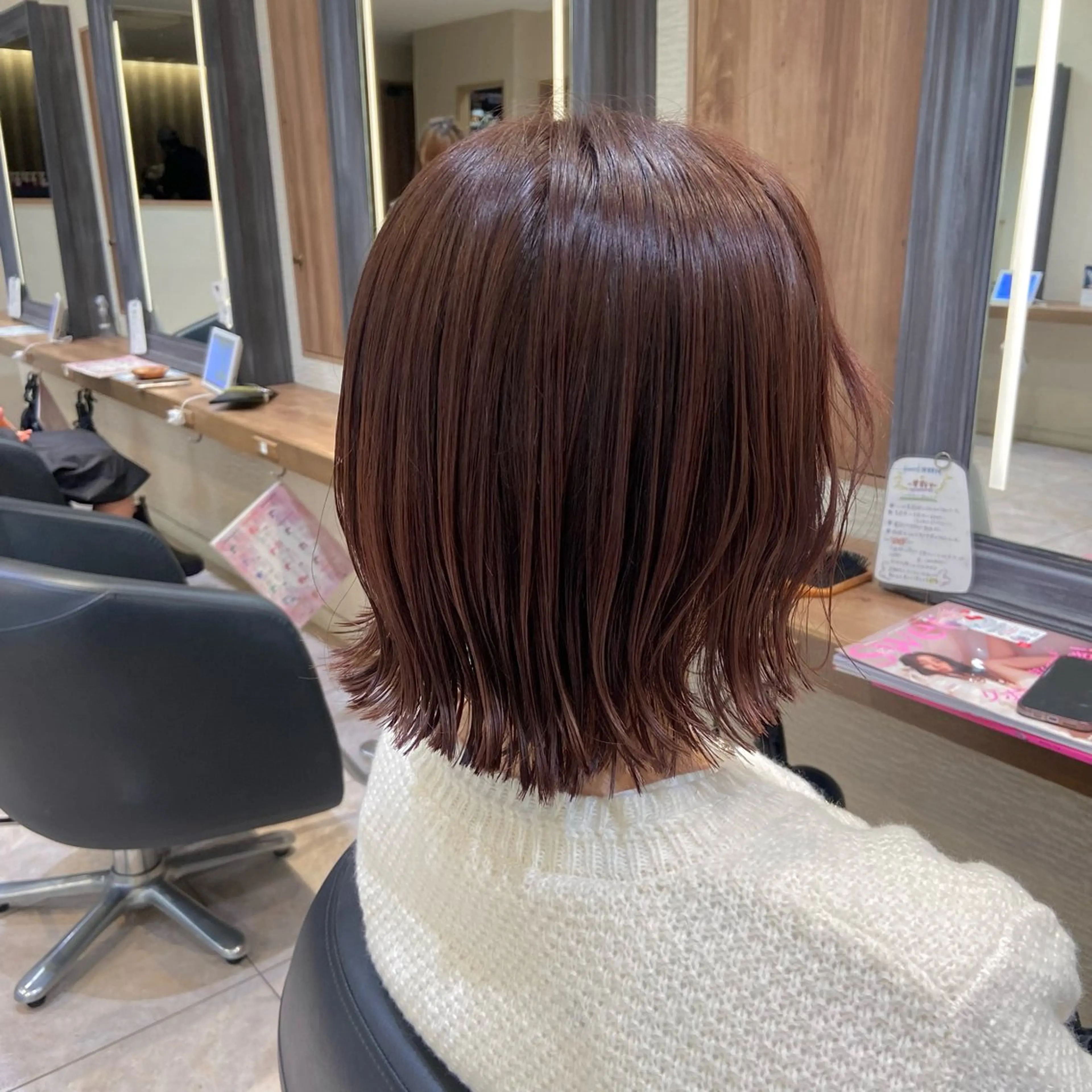 ショート カット ヘアカラー トリートメント loca by tree所属・髪質改善/うる艶ヘア HARUNAのヘアスタイル