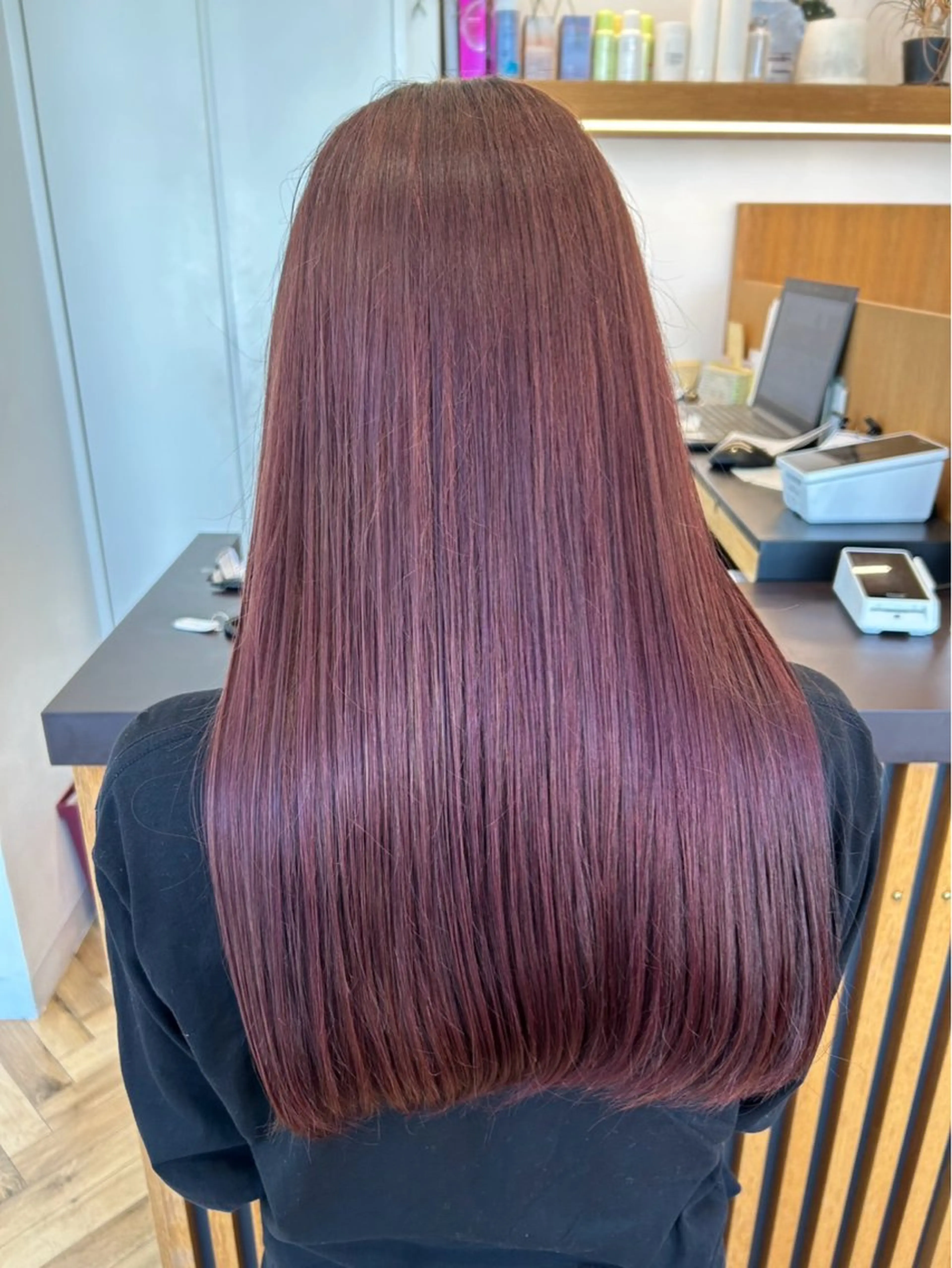 ロング カラー 艶カラー✨ 河津さくらのヘアスタイル