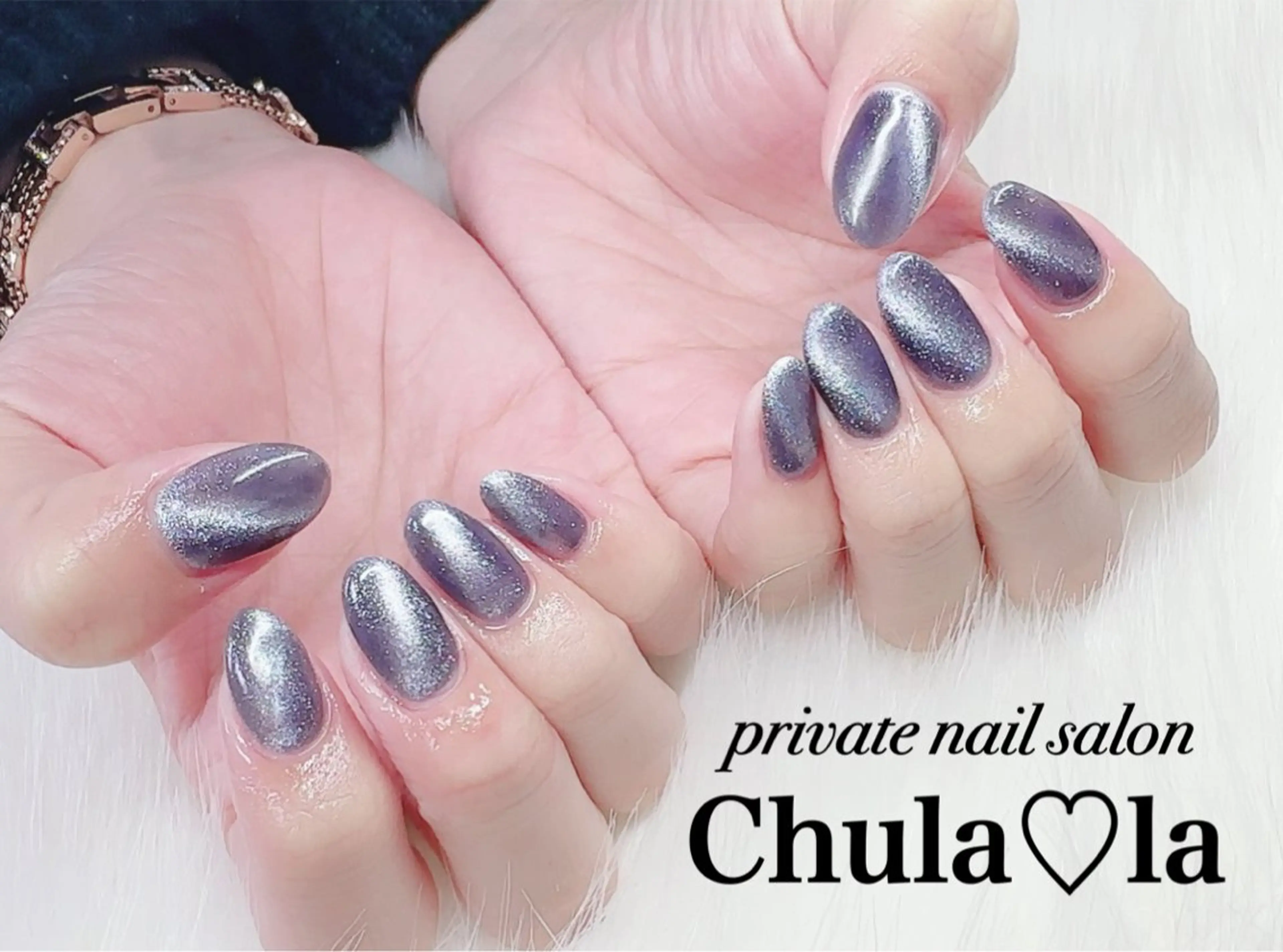 ネイル マグネットネイル ハンドネイル Chula♡la 豊見城市高安のネイルデザイン