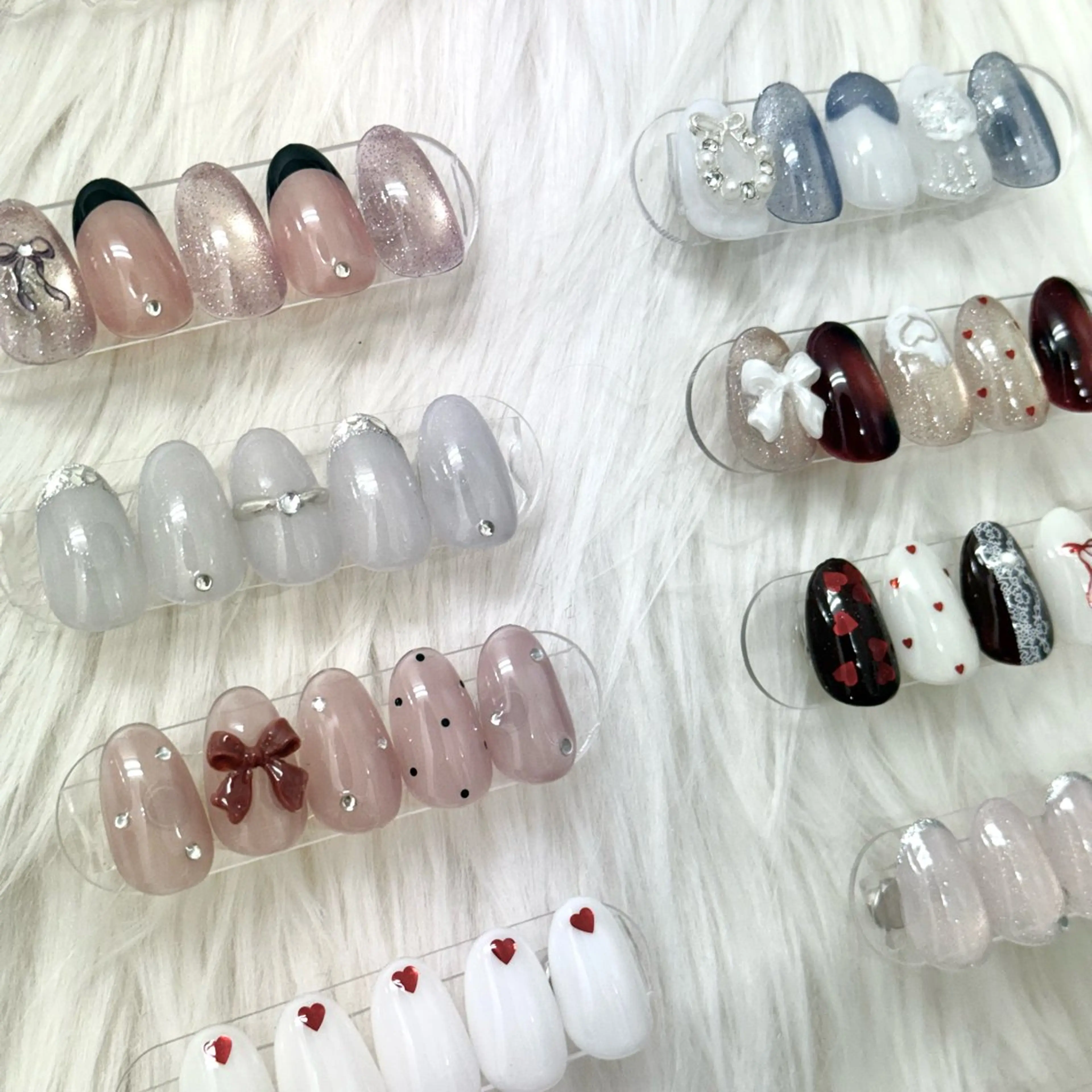 韓国ネイル‪🫶🏻🎀〈オフあり〉の写真