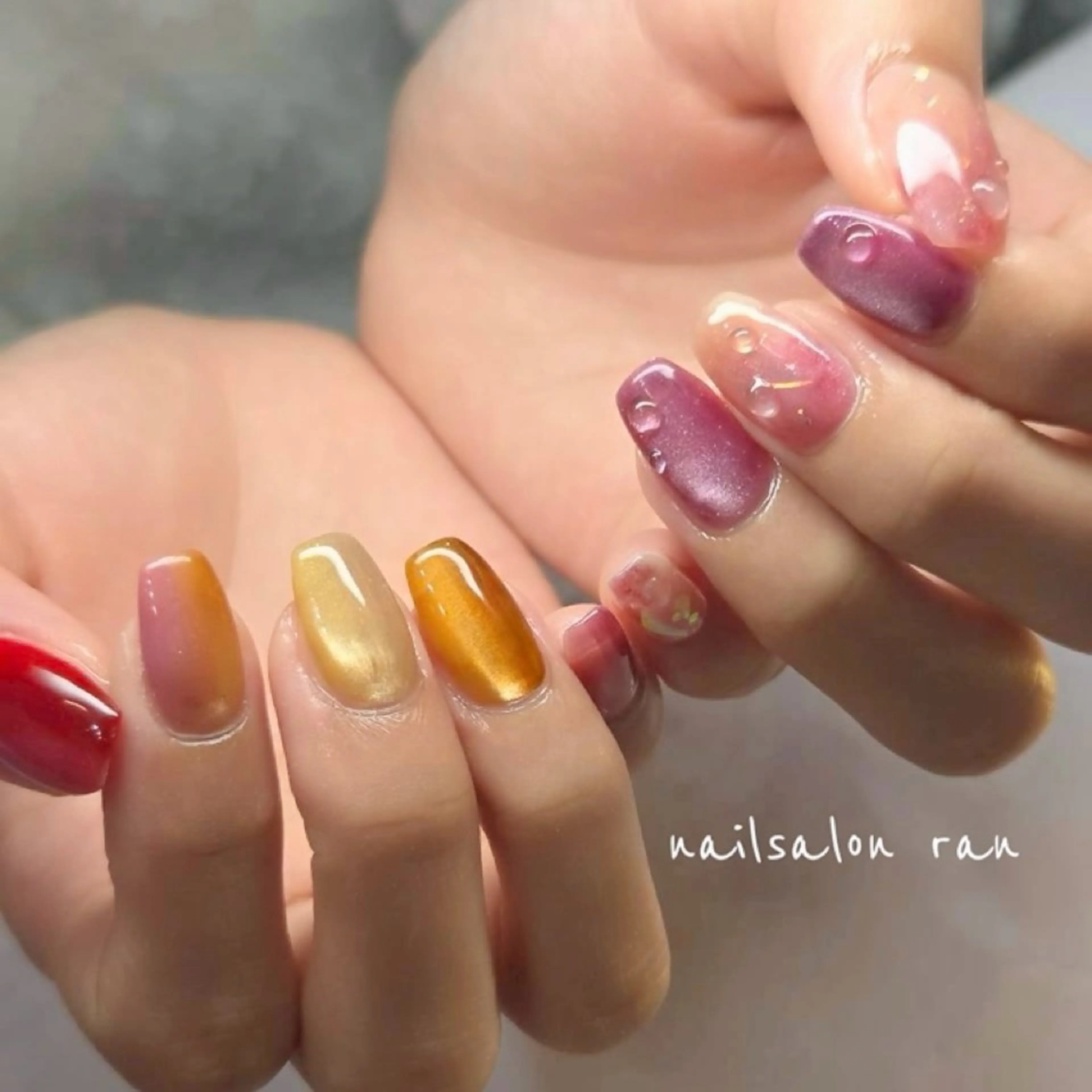 ネイル ハンドネイル nailsalon ranのネイルデザイン