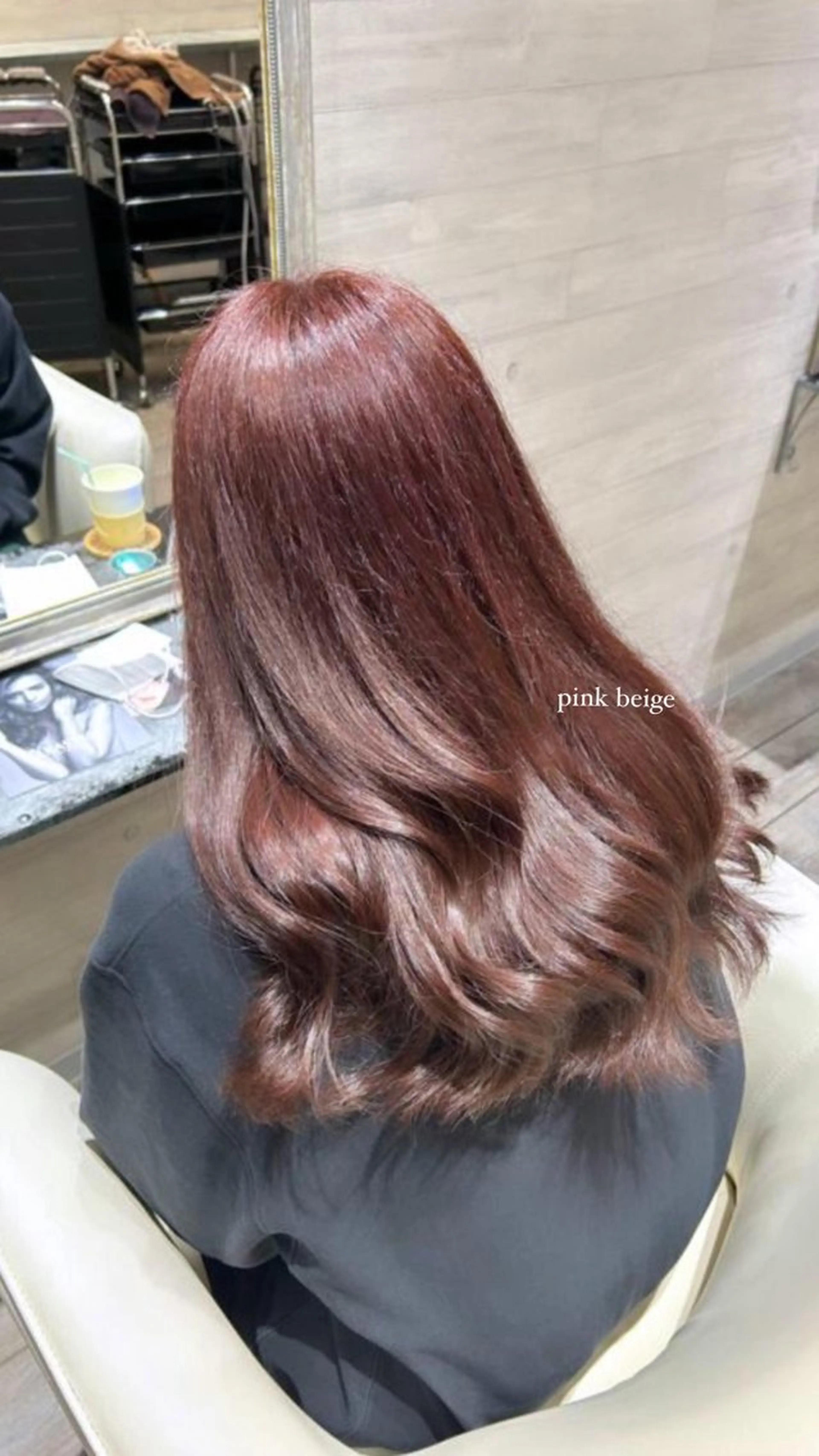 セミロング カラー カット ヘアカラー トリートメント 🎀暖色/ ピンク🎀seinaのヘアスタイル